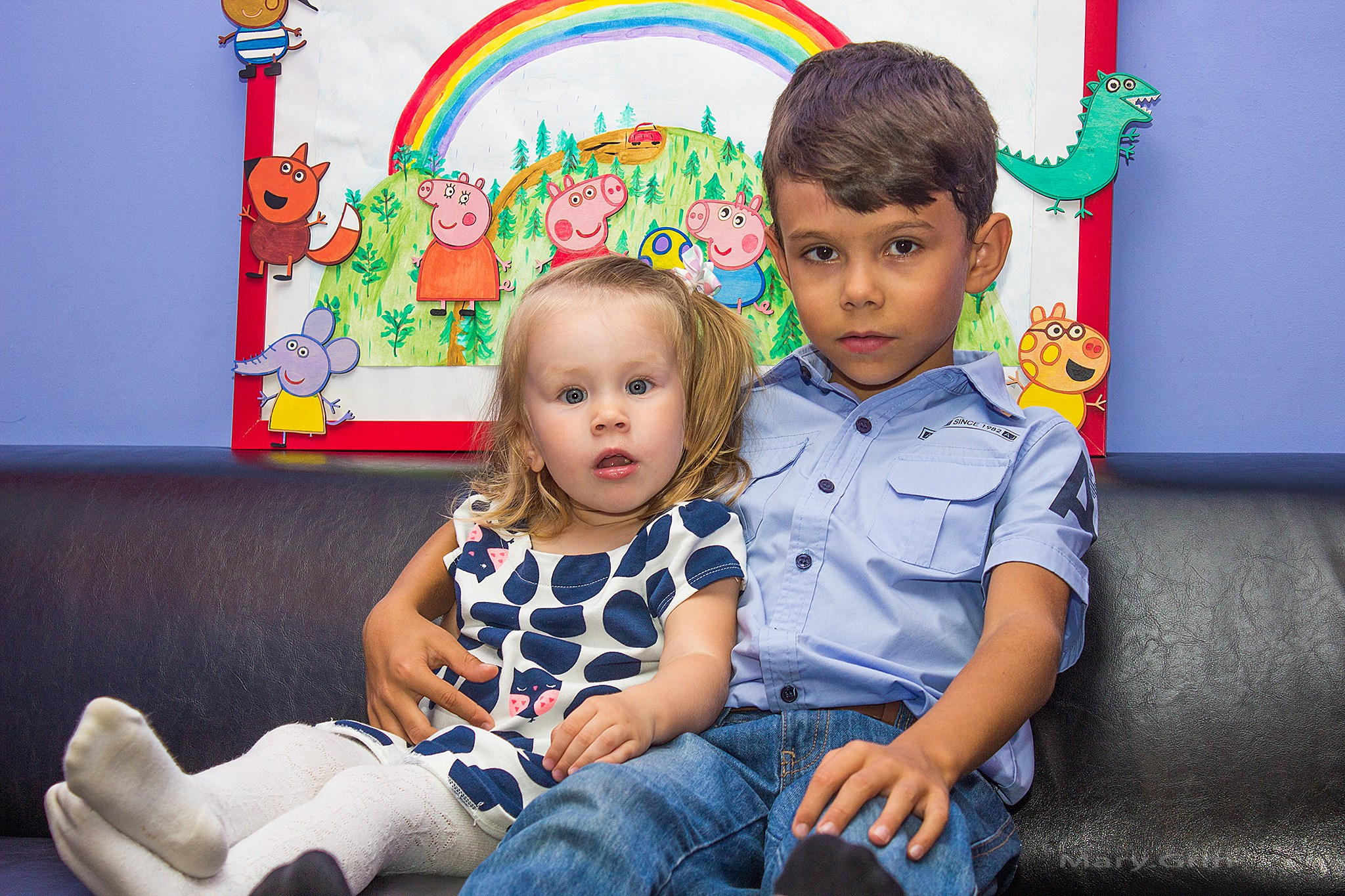 День рождения в стиле свинки Пеппа в Изумрудном городе. Детский и семейный фотограф, фотограф мероприятий Нижний Новгород