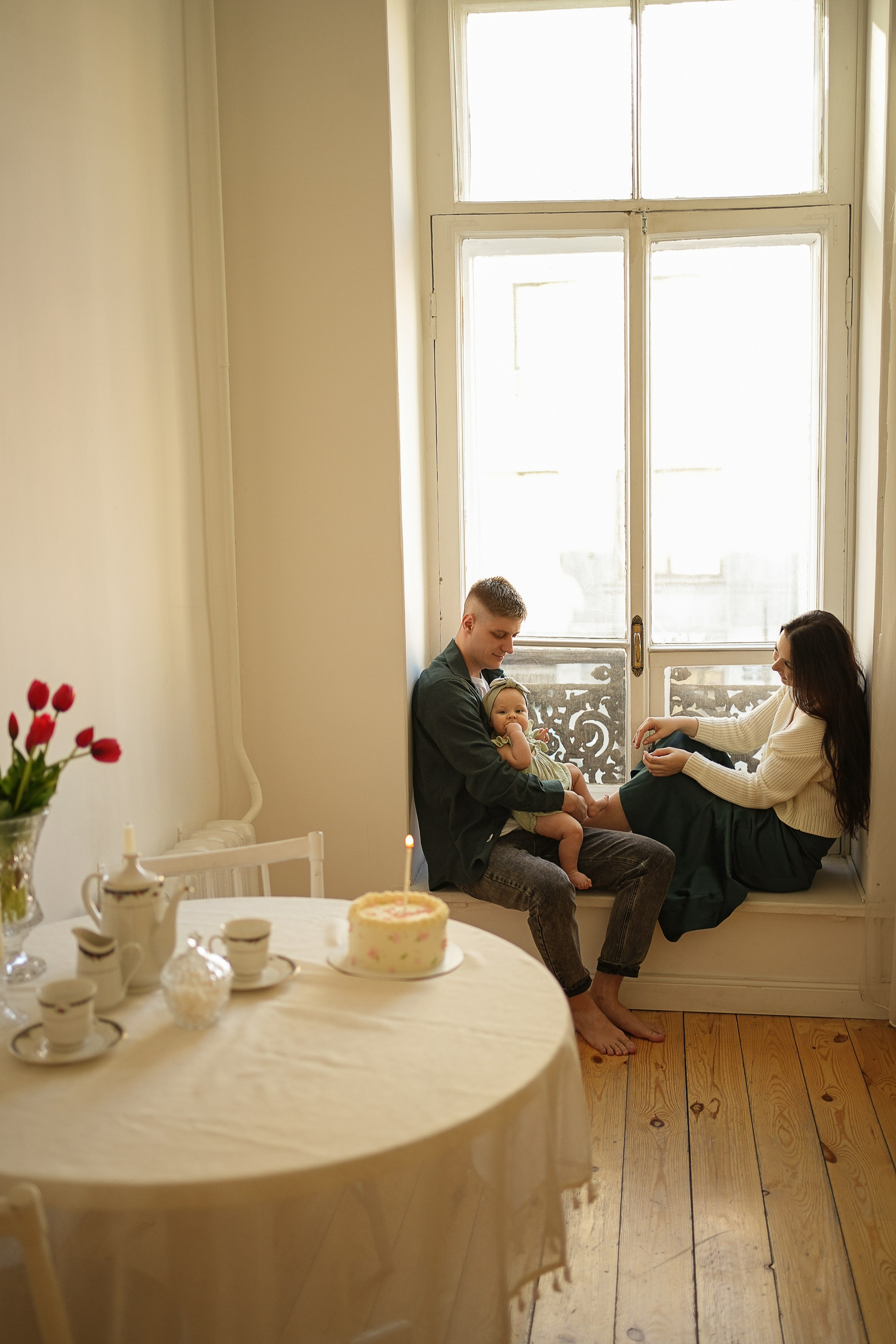 Таня, Юра и Полиночка. Семейный фотограф в Санкт-Петербурге Саша Кактус