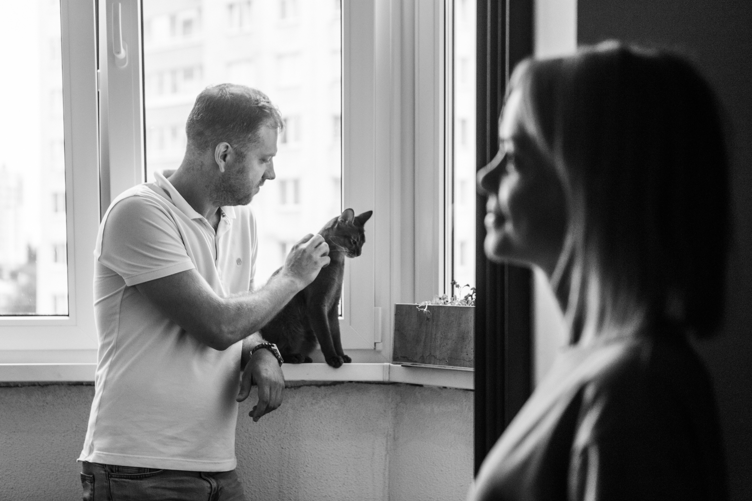 Юля, Андрей и Честер. Семейный фотограф в Минске Саша Павлюк