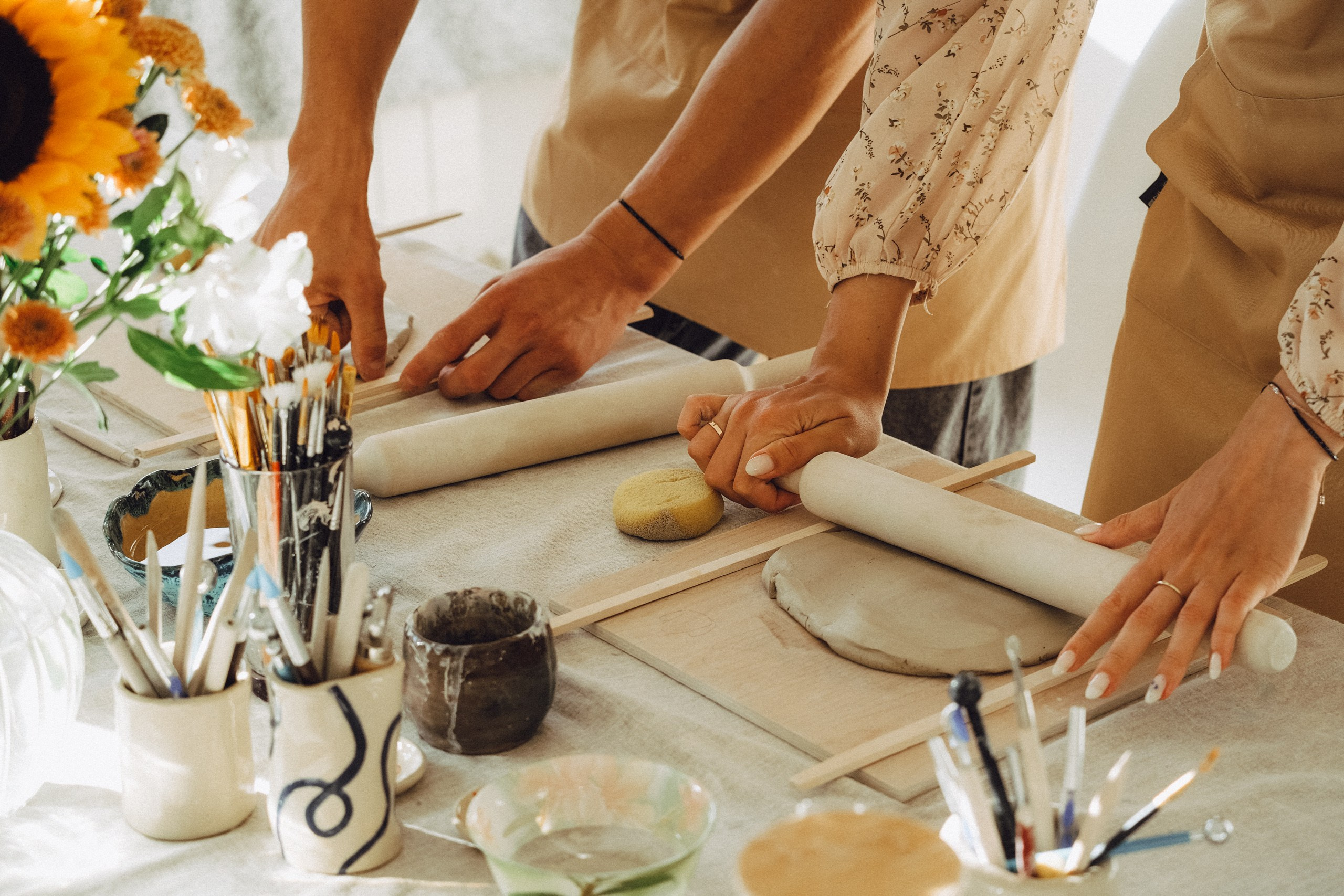 Любовь в студии лепки. Профессиональный фотограф, Санкт-Петербург — Виктория Богомолова