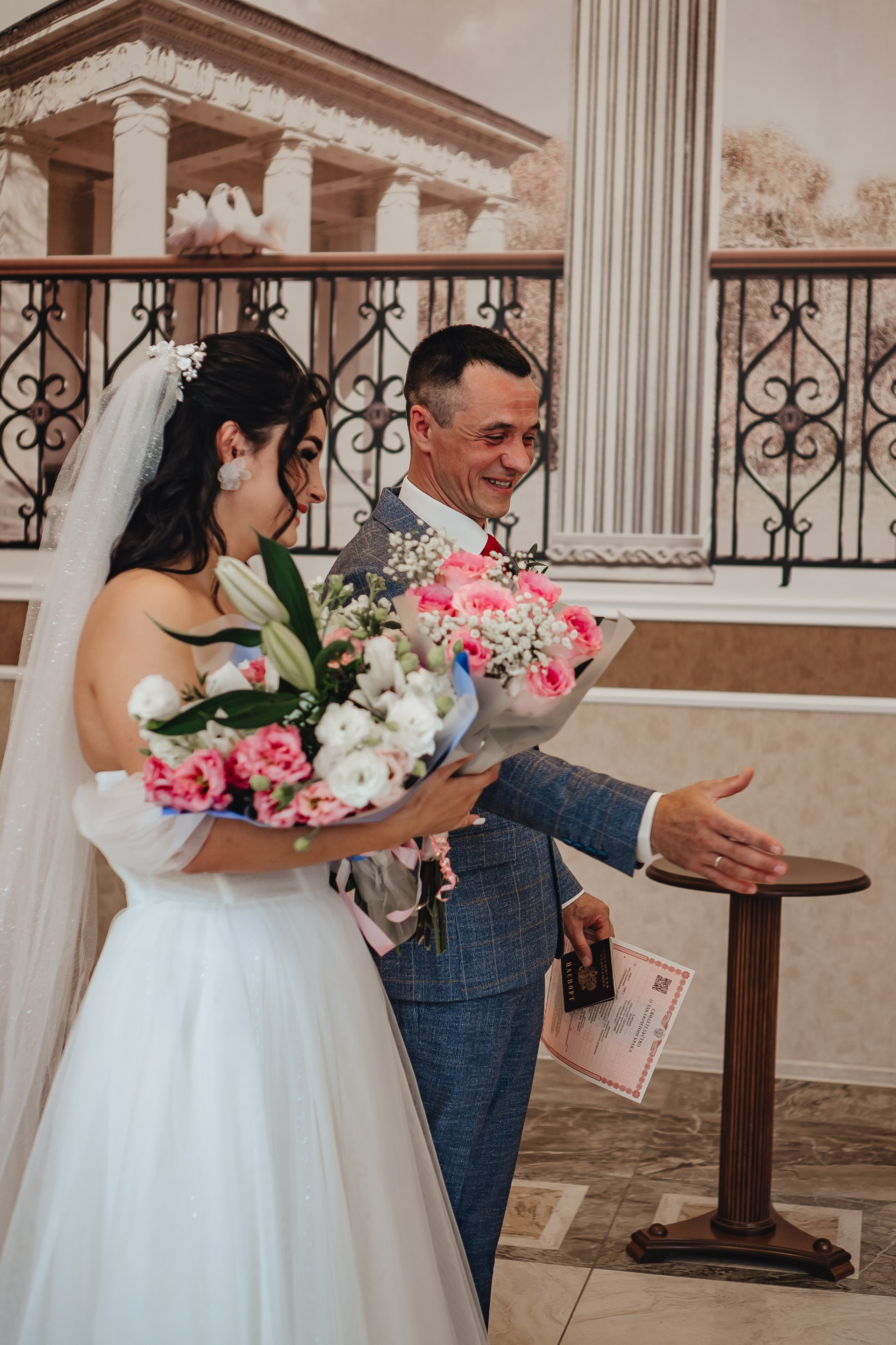 СВАДЕБНАЯ СЬЕМКА В ЗАГСЕ НА МОСКОВСКОМ ПРОСПЕКТЕ. Профессиональный фотограф, Санкт-Петербург — Виктория Богомолова