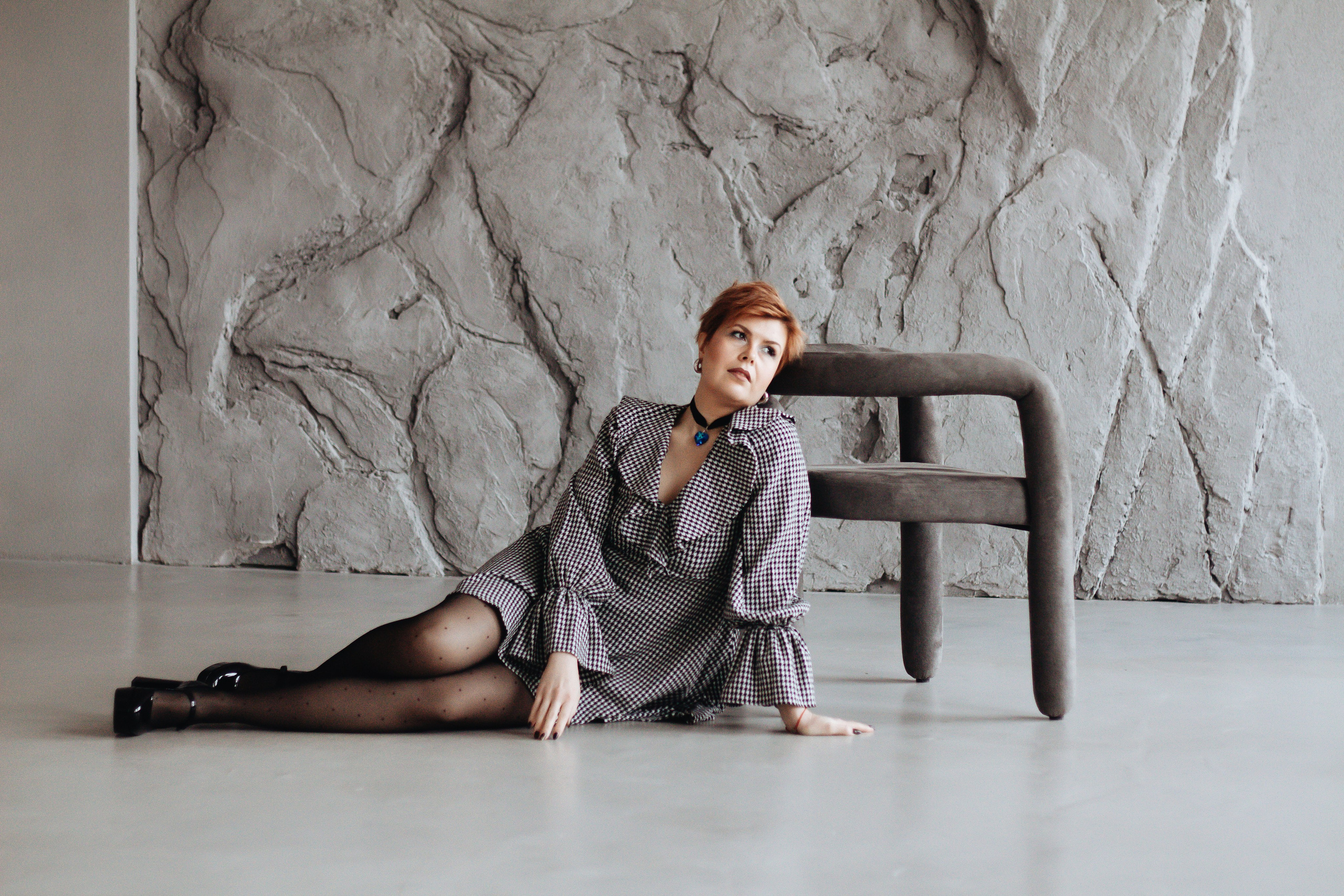 Анастасия. Портрет в студии. Новогодняя фотосессия Екатеринбург. Фотограф в Екатеринбурге Пойгина Елена