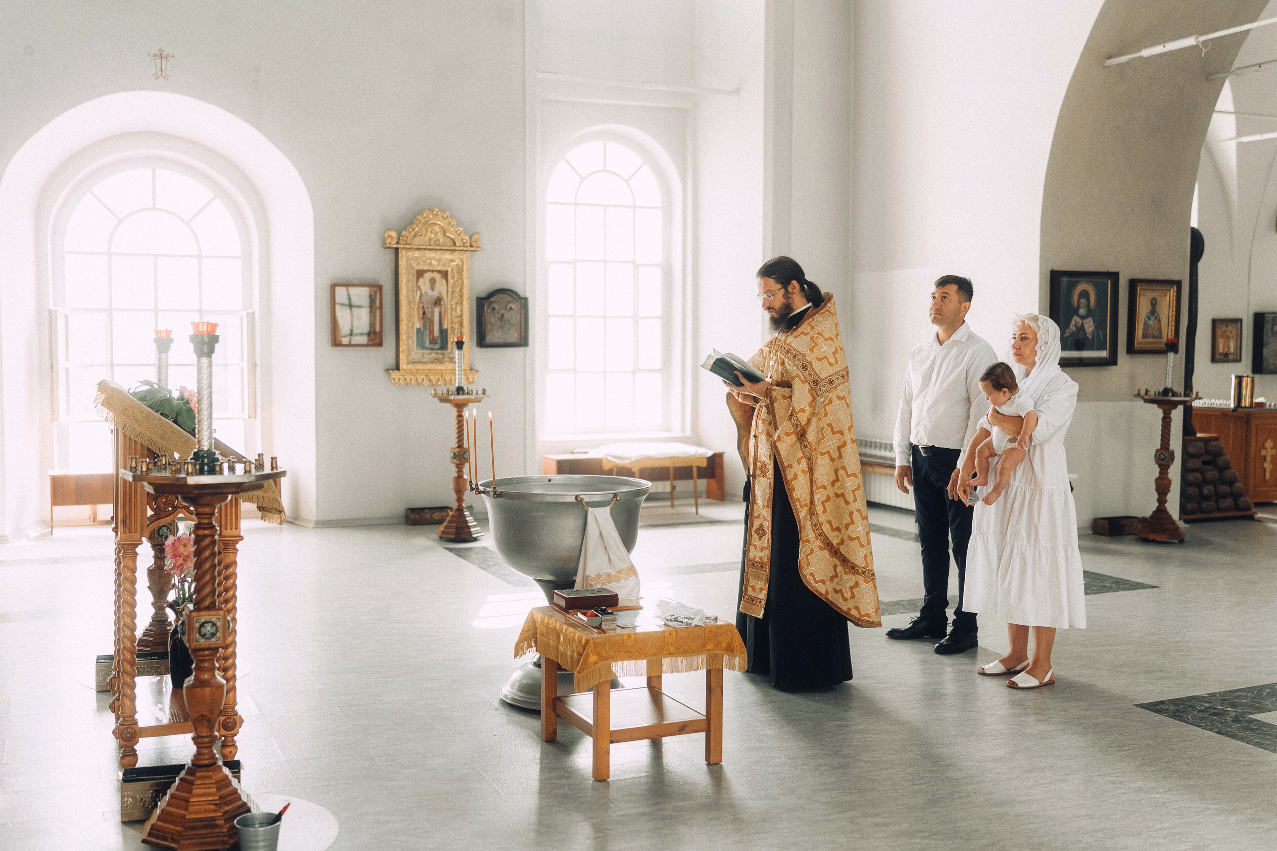 Таинство крещения в Воронеже. Свадебный и репортажный фотограф в Воронеже Роман Янко