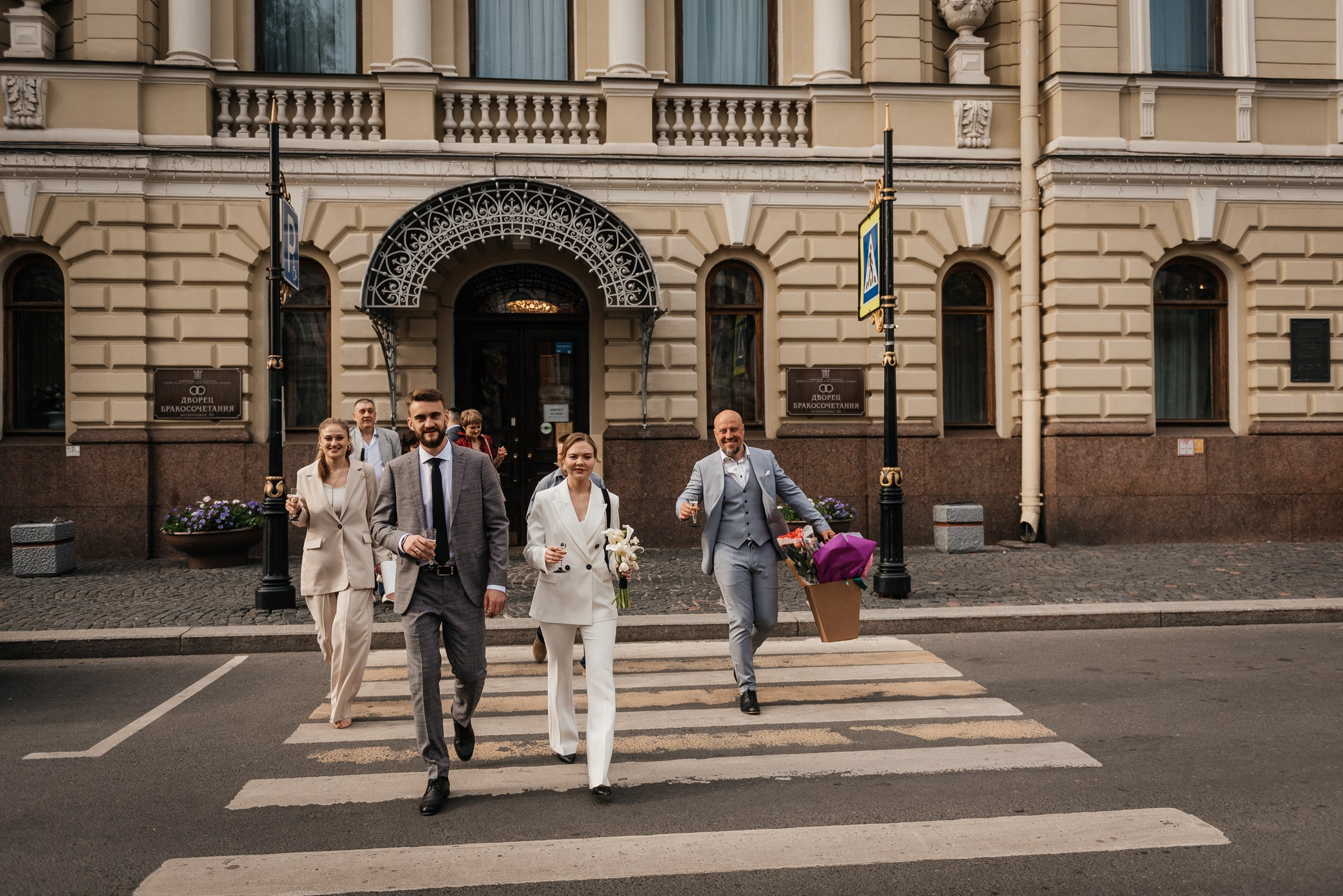 регистрация брака во Дворце Бракосочетания 2 на Фурштадской