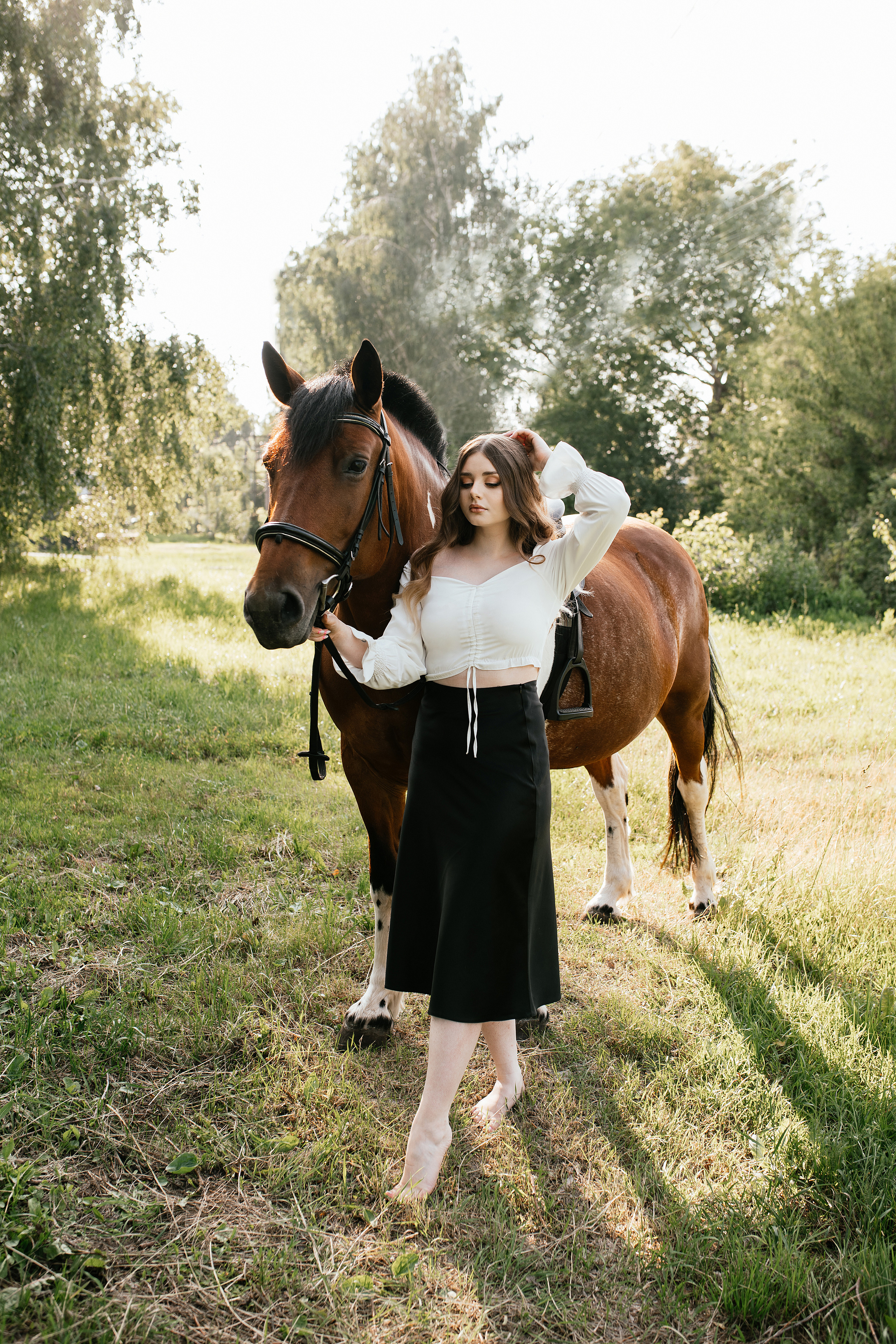 Фотодень с лошадью. Свадебный, семейный фотограф в Рязани Лена Брант