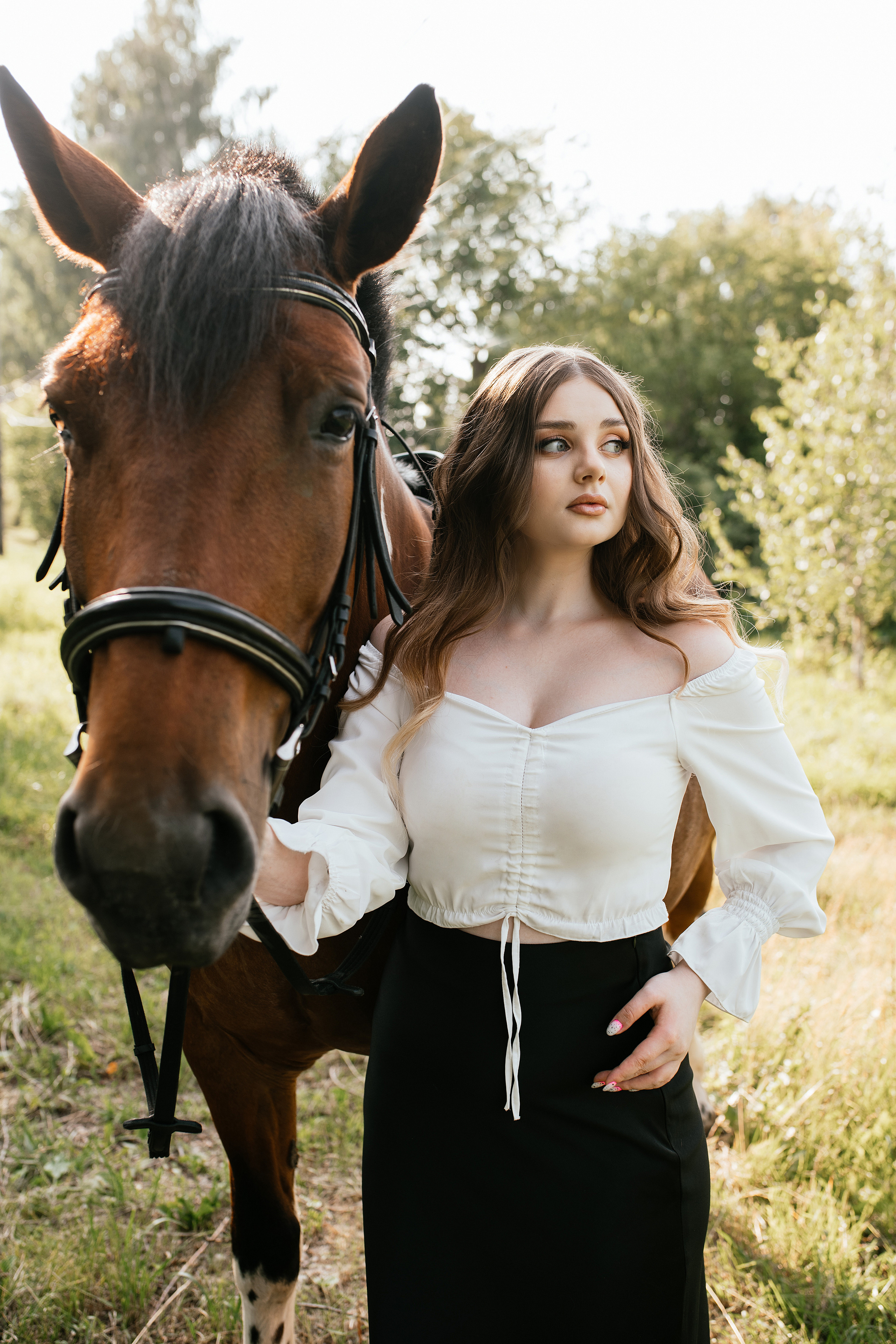 Фотодень с лошадью. Свадебный, семейный фотограф в Рязани Лена Брант