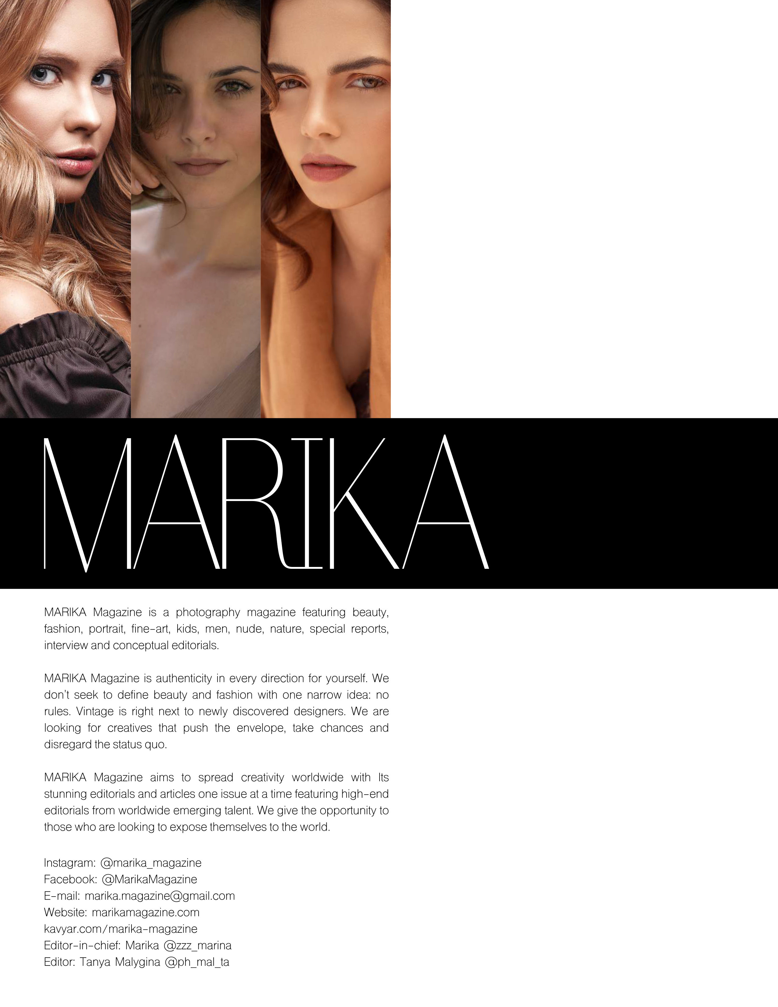 MARIKA. Репортажный, архитектурный, театральный и файн-арт фотограф Лена Мельникова в Москве