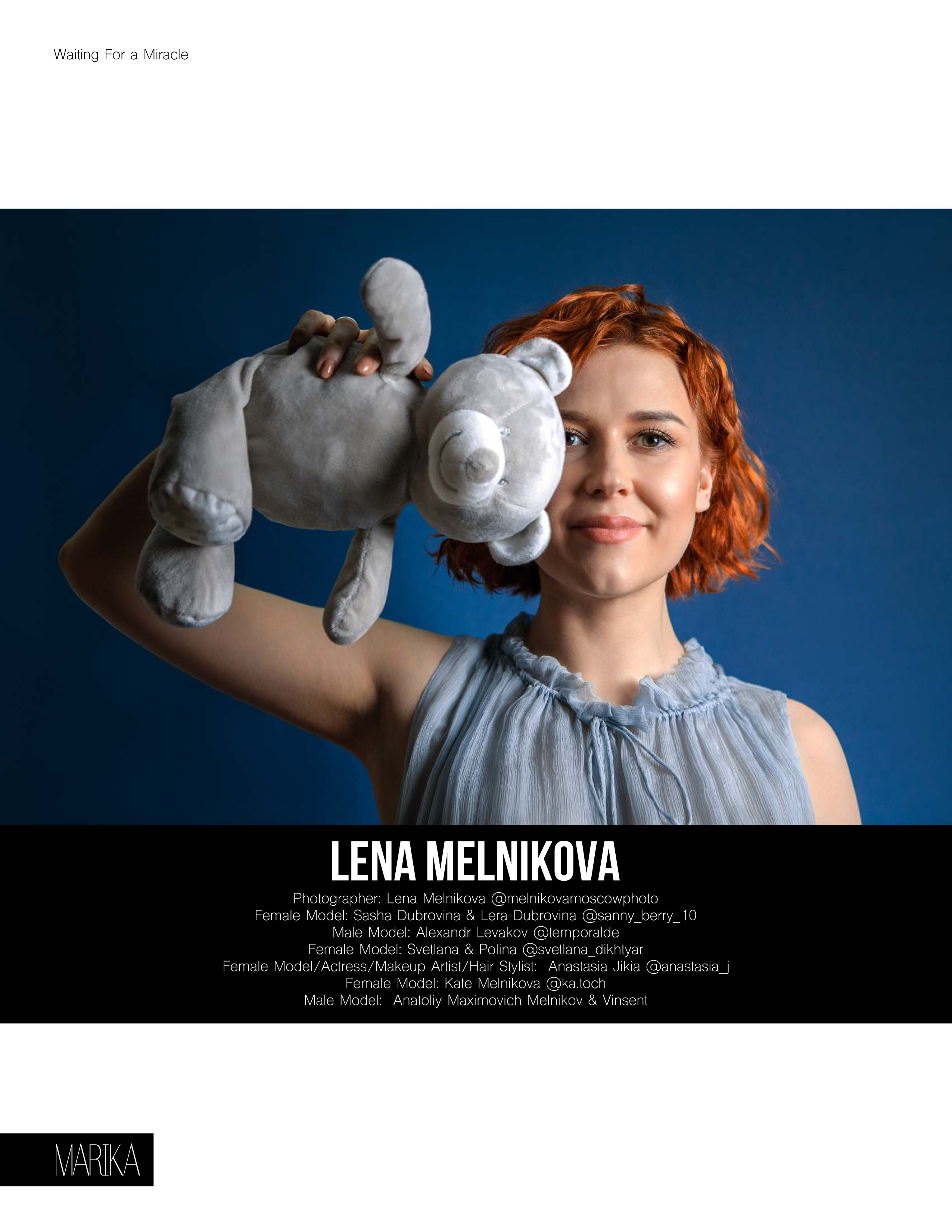MARIKA. Репортажный, архитектурный, театральный и файн-арт фотограф Лена Мельникова в Москве