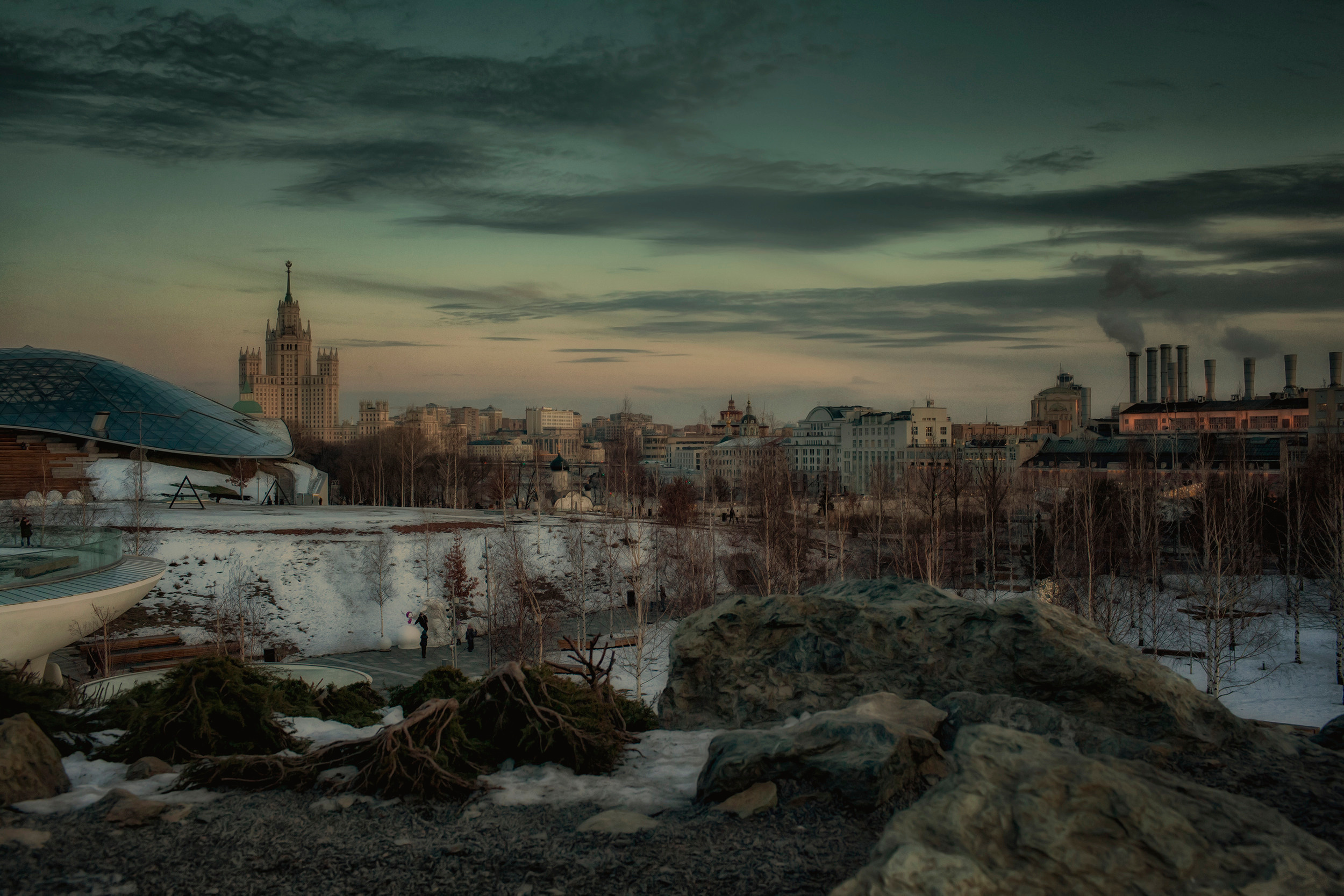 Cities in FINE ART style. Reportage, architectural, fine art photographer Lena Melnikova in Moscow
