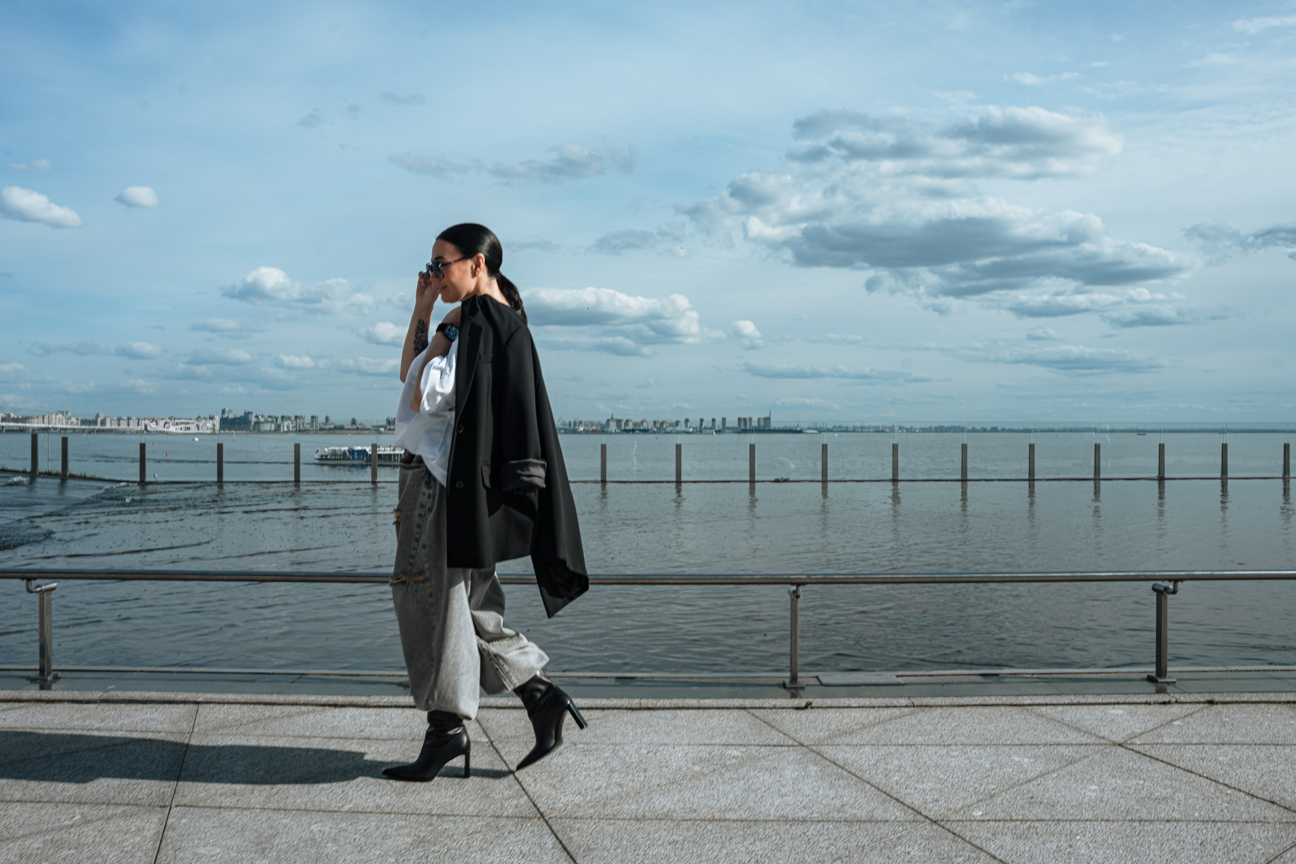 Елена. Лахта центр. Портретный фотограф в Санкт-Петербурге Дмитриева Наталия