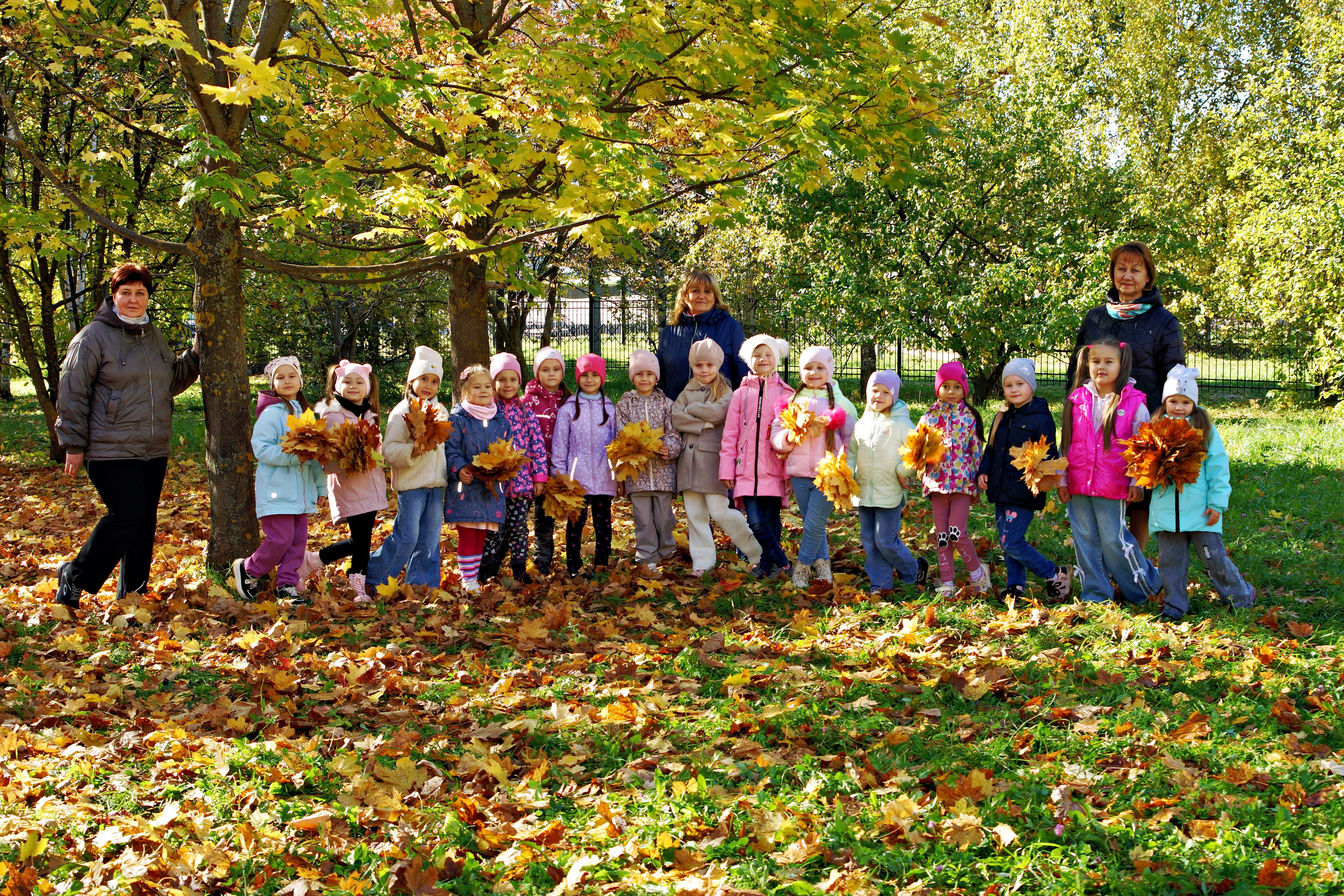 Осенняя фотосессия в детском саду г. Йошкар-Ола