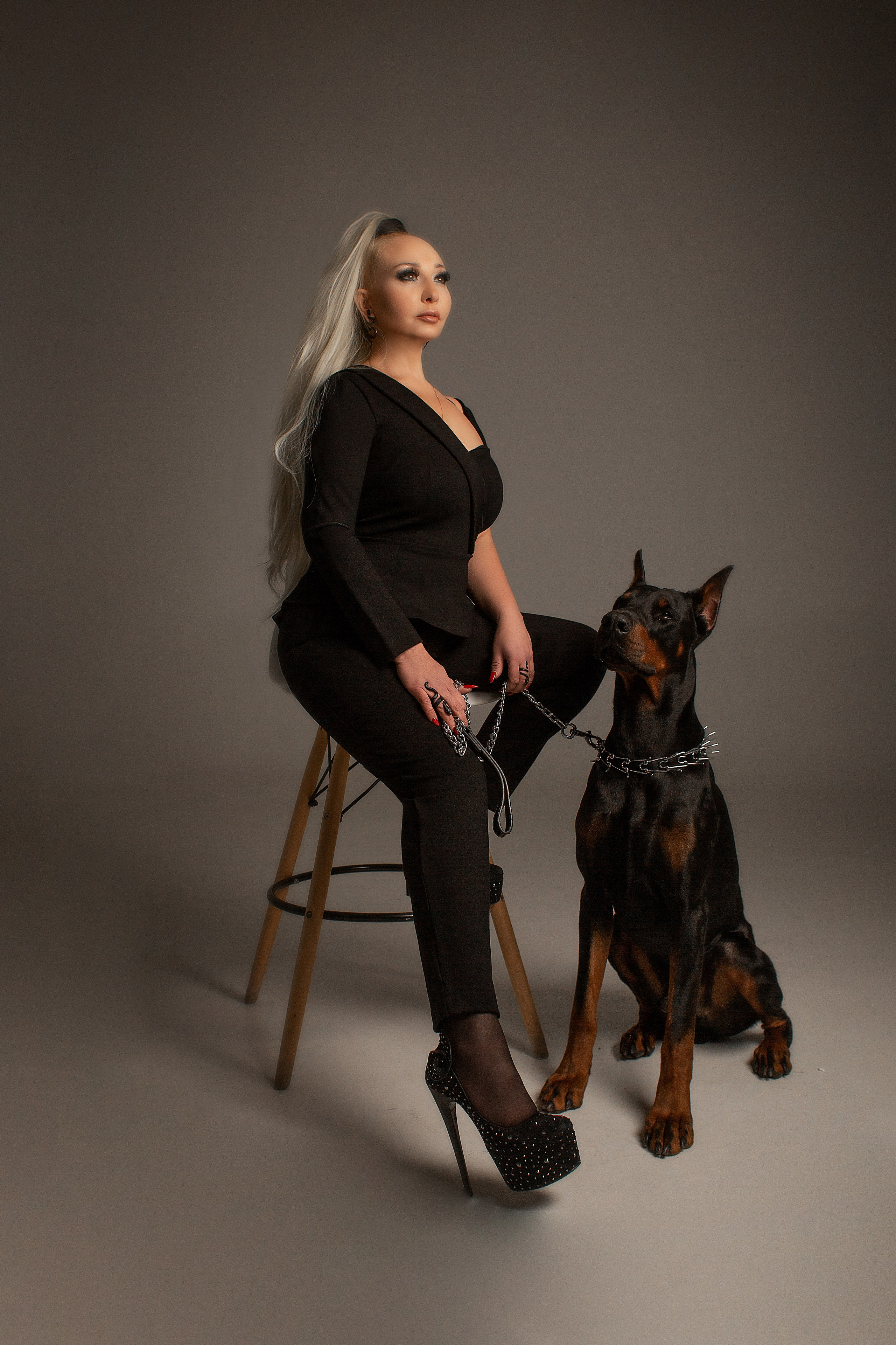 Олена и Декстер. Фотосессия с лошадьми в Нижнем Новгороде