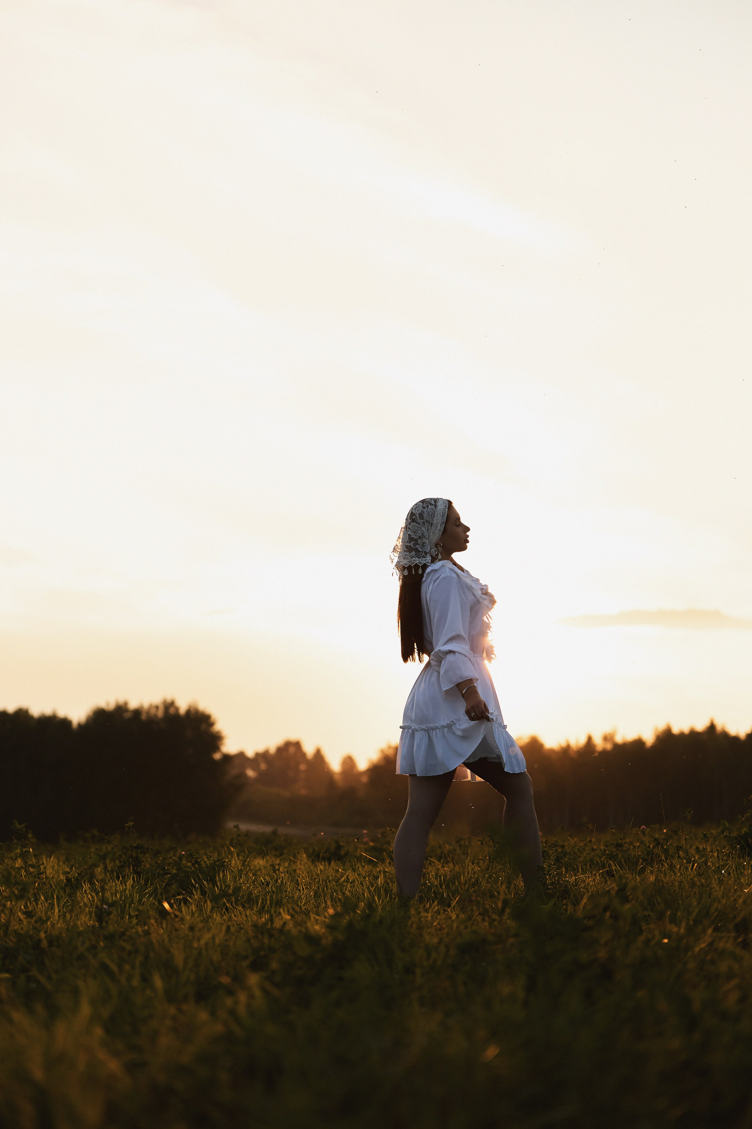 Настя, поля. Фотограф Игорь Михайлов