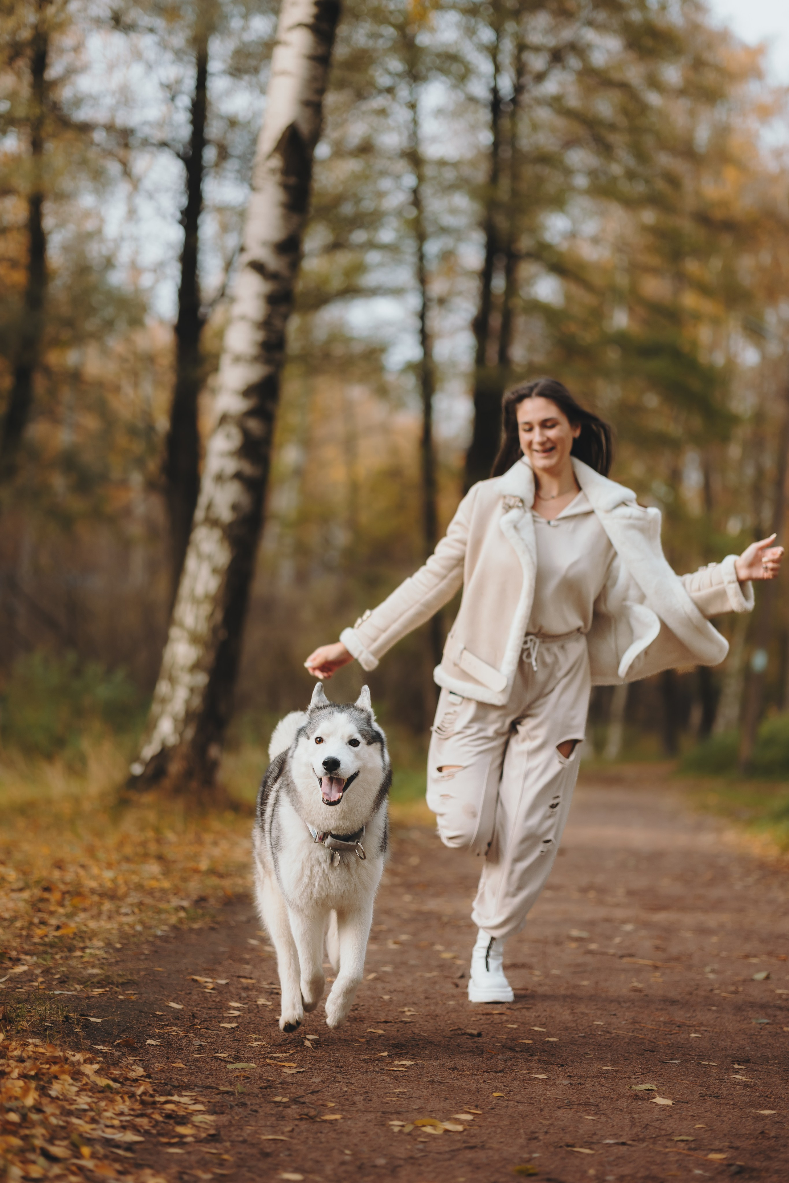 Настя и Айс. Фотограф-анималист в Санкт-Петербурге Алина Яхонт