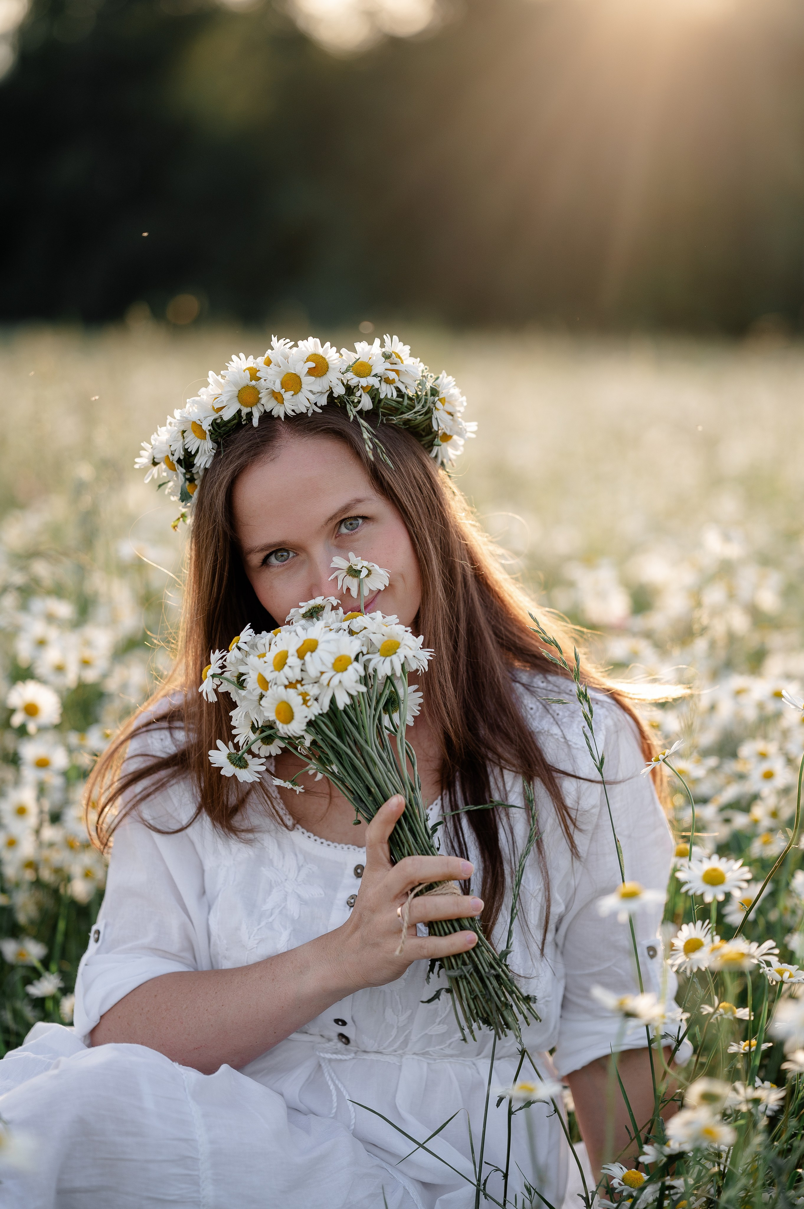 Поле ромашек. Фотограф Москва Екатерина Постникова Индивидуальные и семейные съемки