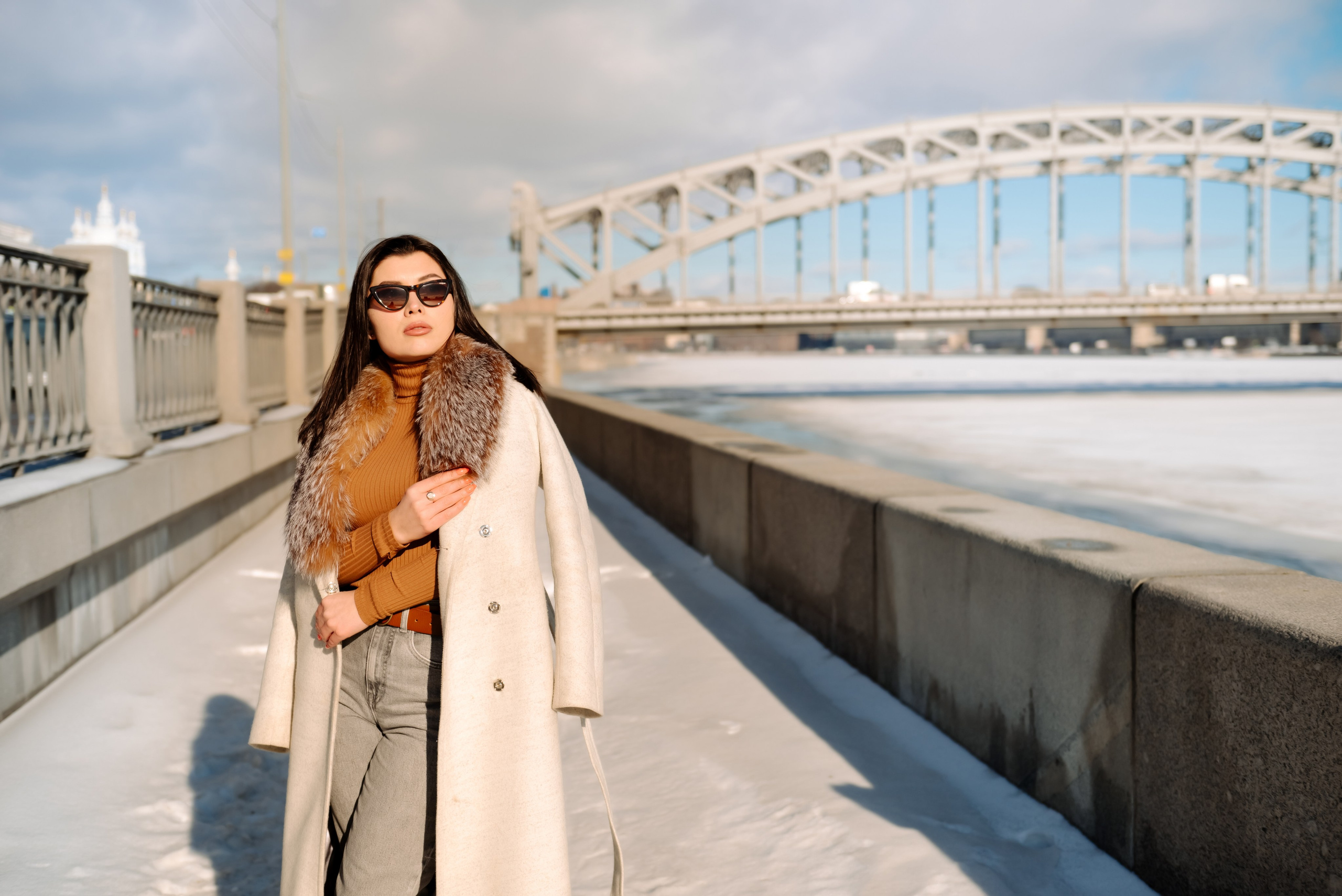 Большеохтинский мост. Свадебный и сеейный фотограф в Санкт-Петербурге Елена Худякова