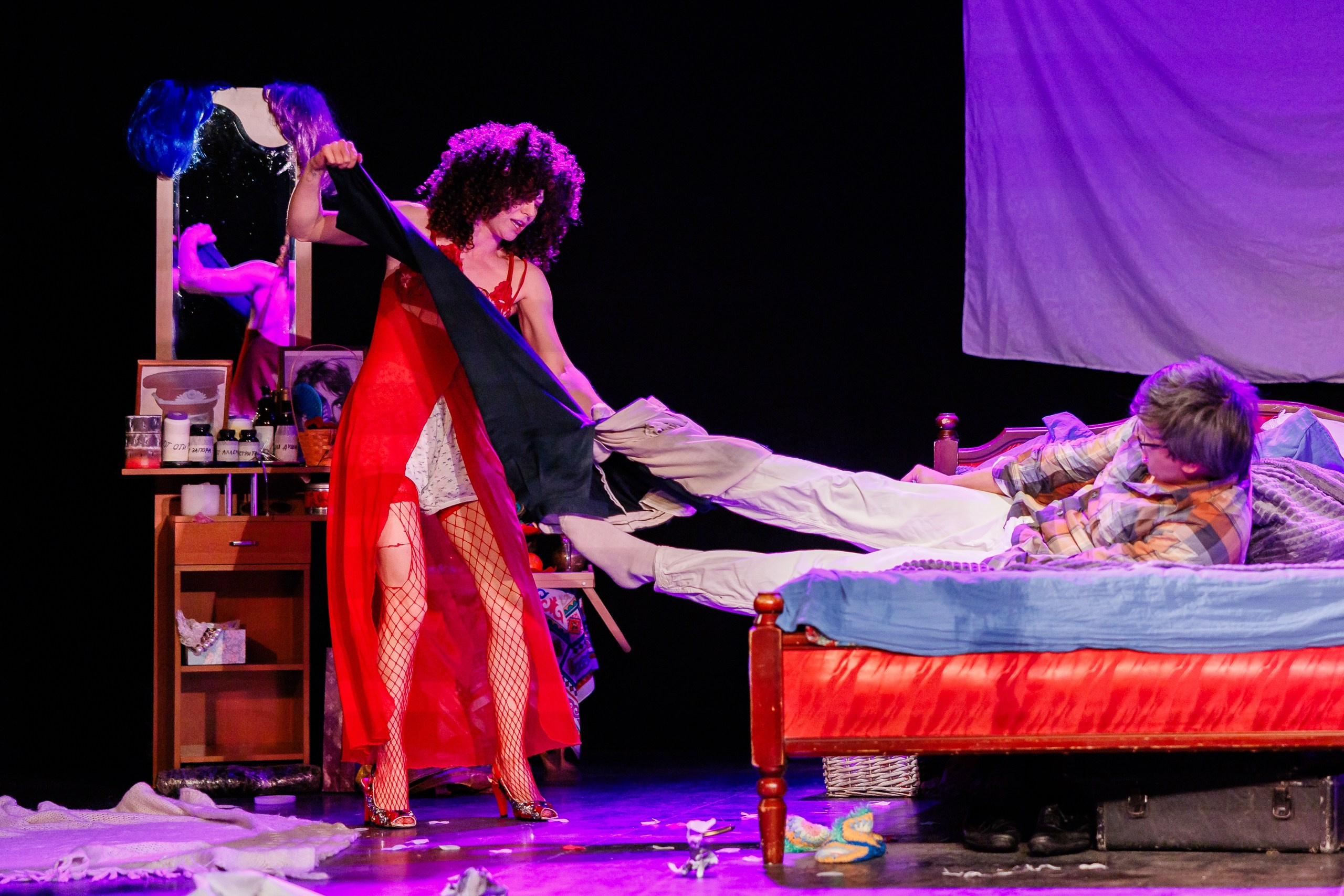 Спектакль «Убей меня, голубчик!» в СПб. Фотограф в Санкт-Петербурге — Сергей Петров