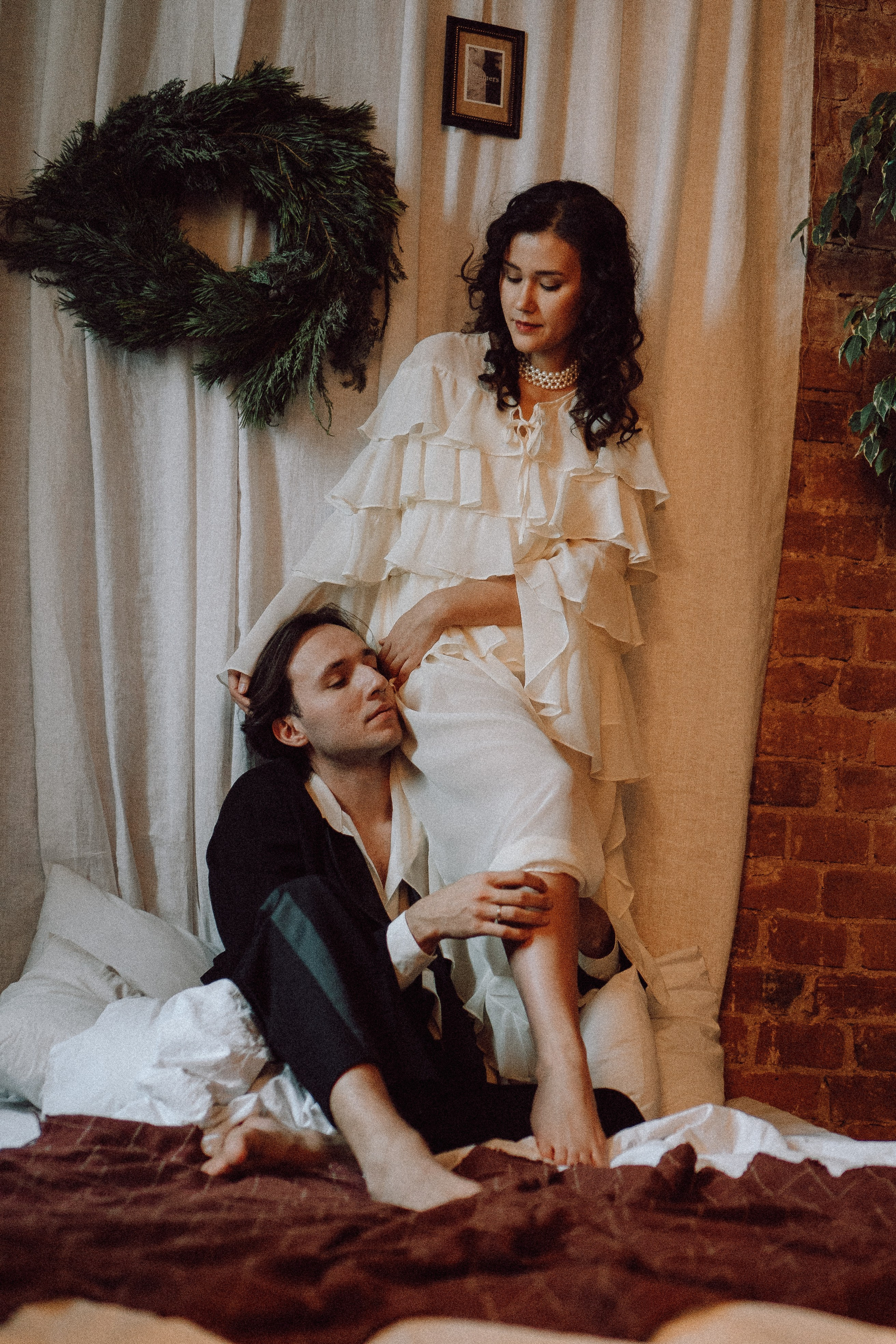 УТРО ЖЕНИХА И НЕВЕСТЫ В ФОТОСТУДИИ И ОСНОВНАЯ ФОТОСЕСИСИЯ ЗИМОЙ. Профессиональный фотограф, Санкт-Петербург — Виктория Богомолова