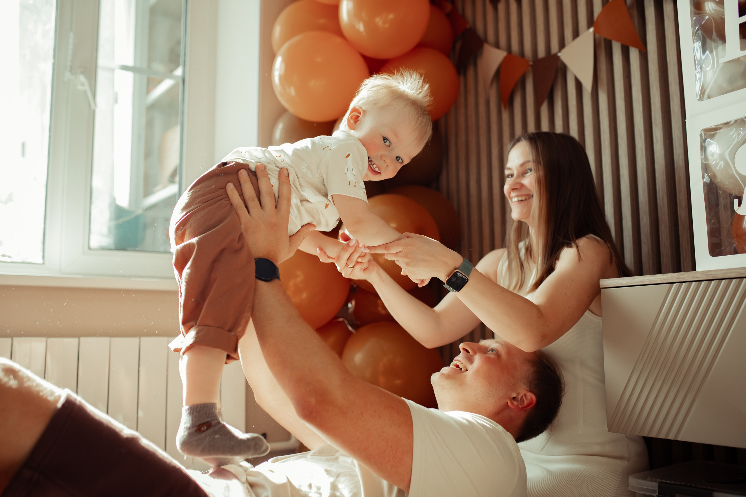 День рождение Арсения+домашняя съемка. Семейный и детский фотограф в Москве Дорогова Екатерина