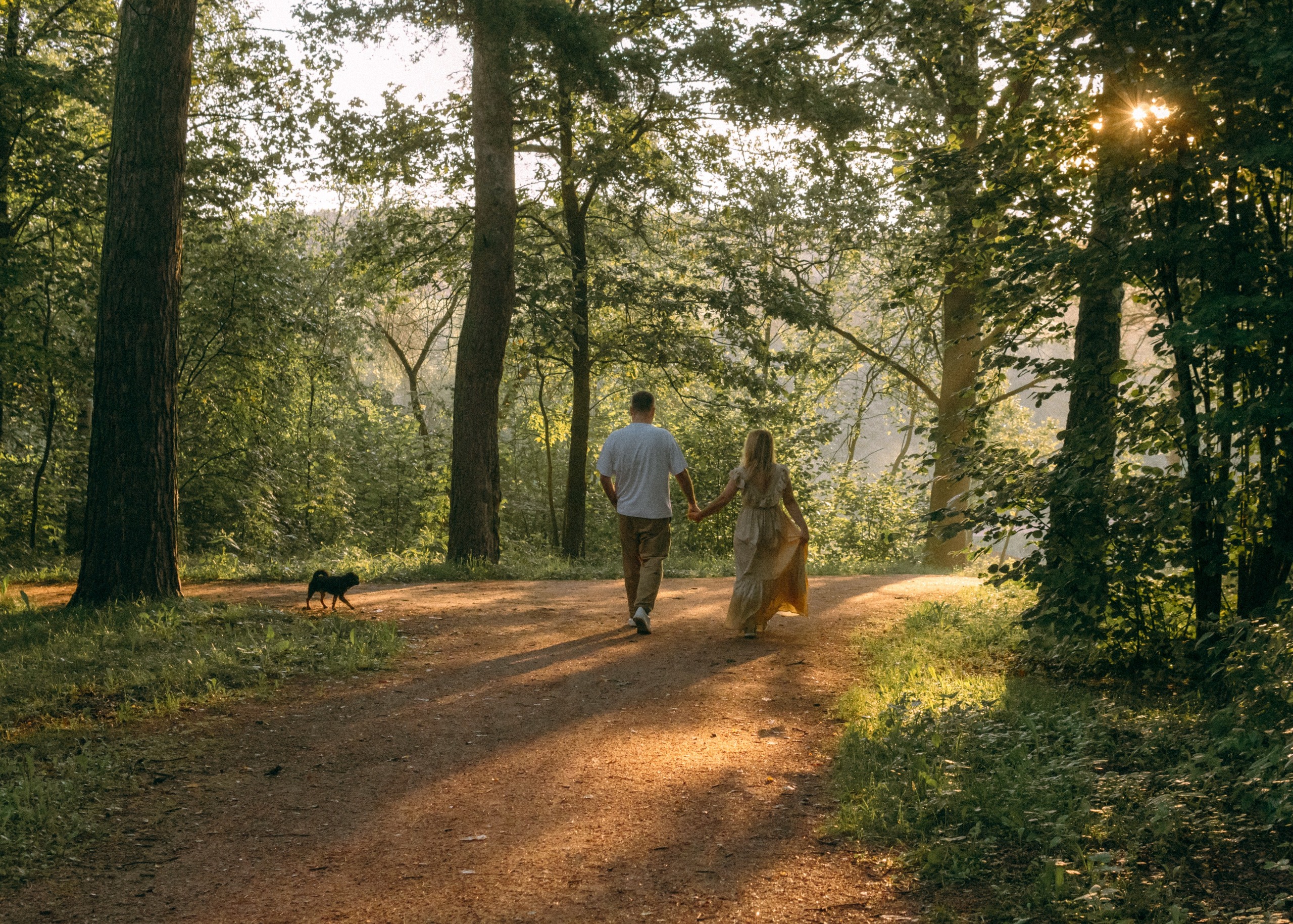 Оксана, Кирилл и Кеша. Фотограф-анималист Ксения Воробьева, Москва