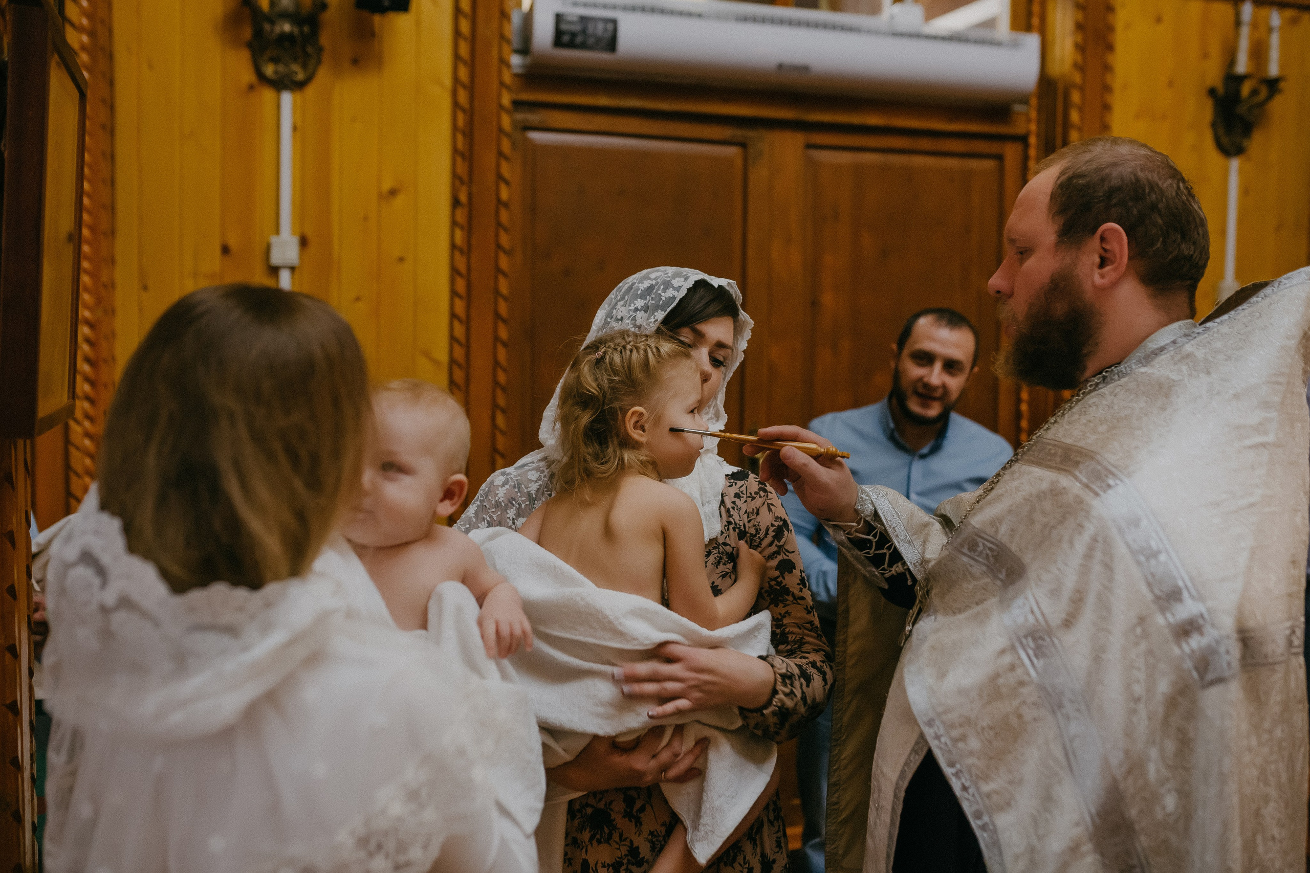 Крещение Таисии и Льва. Храм в честь Святителя Николая. п.Белый Яр. Семейный фотограф в Сургуте