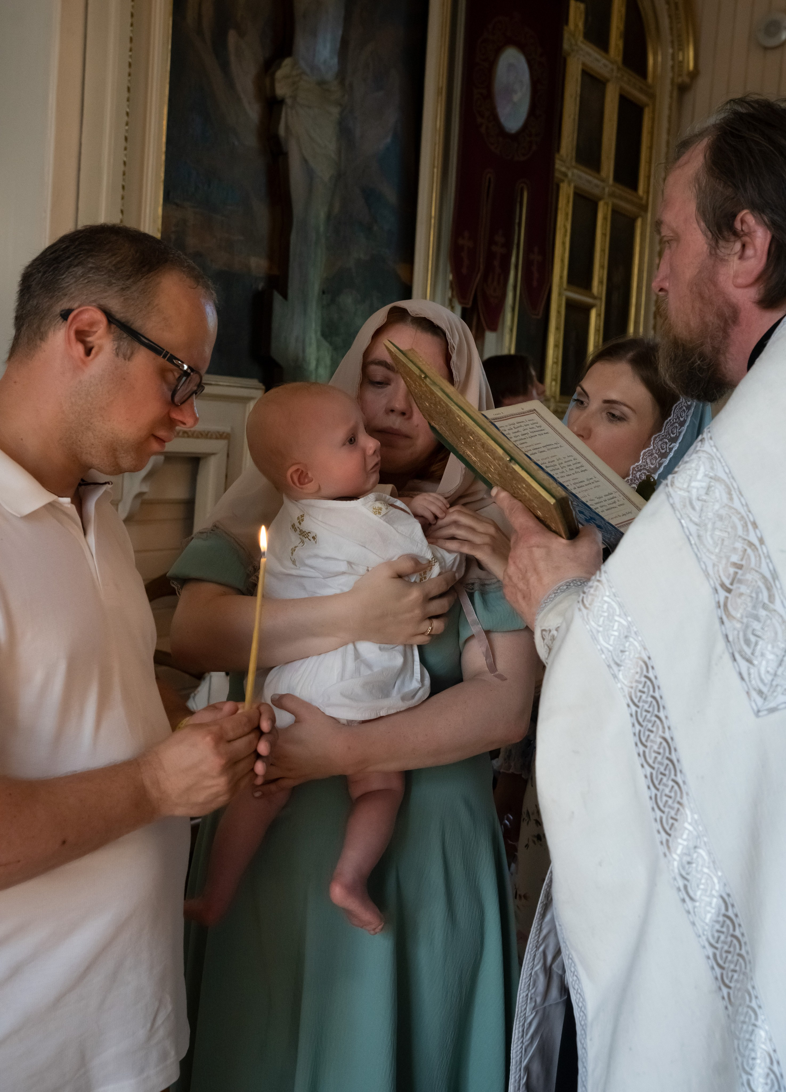 Крещение Ивана. Студийный и портретный фотограф в САНКТ-ПЕТЕРБУРГЕИрина Махаон