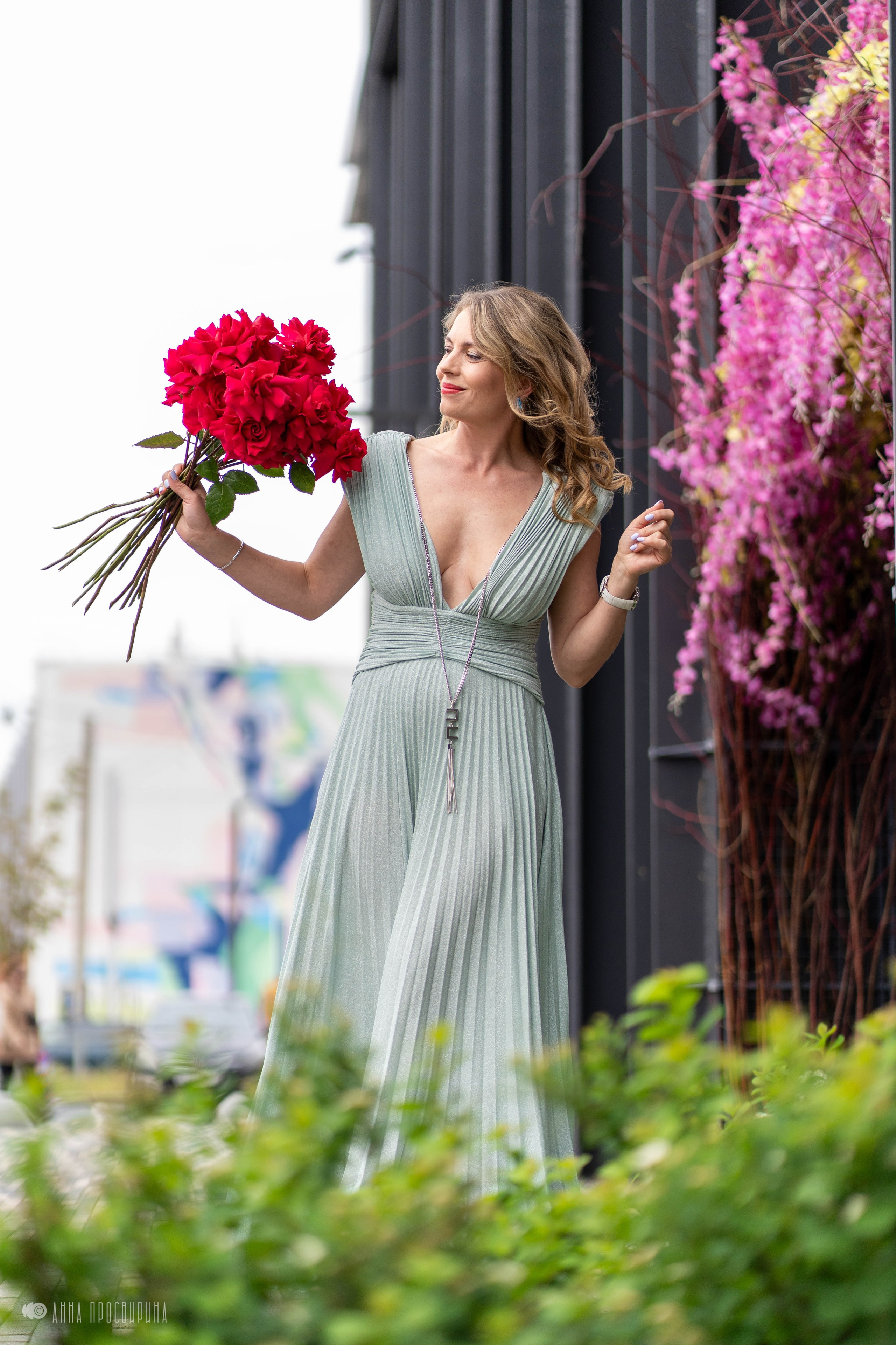 Дождливый фотодень с цветами, Охта. Ваш фотограф в Санкт-Петербурге Анна Просвирина