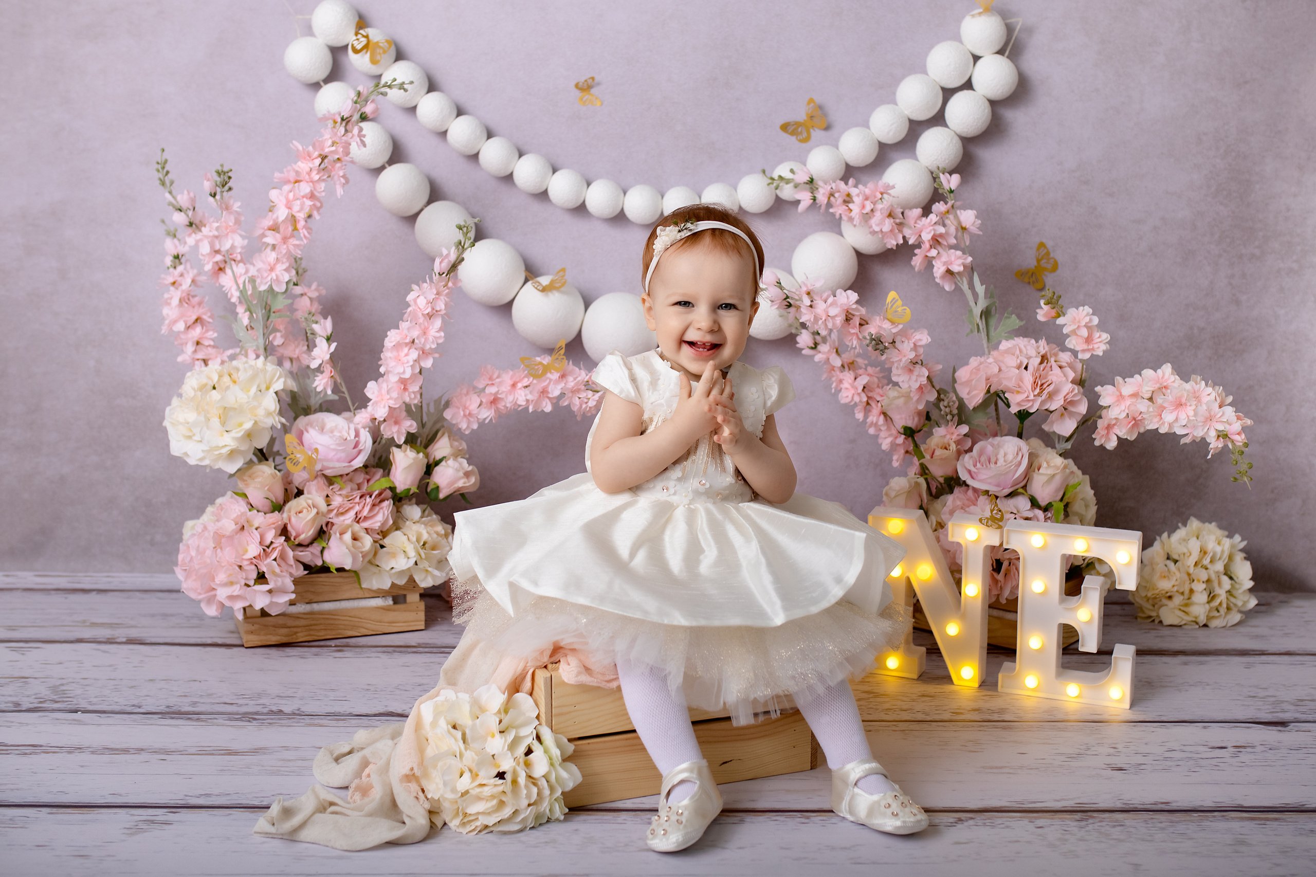 Первый годик. Фотограф новорожденных и беременности Анита Михайлова в Южно-Сахалинск