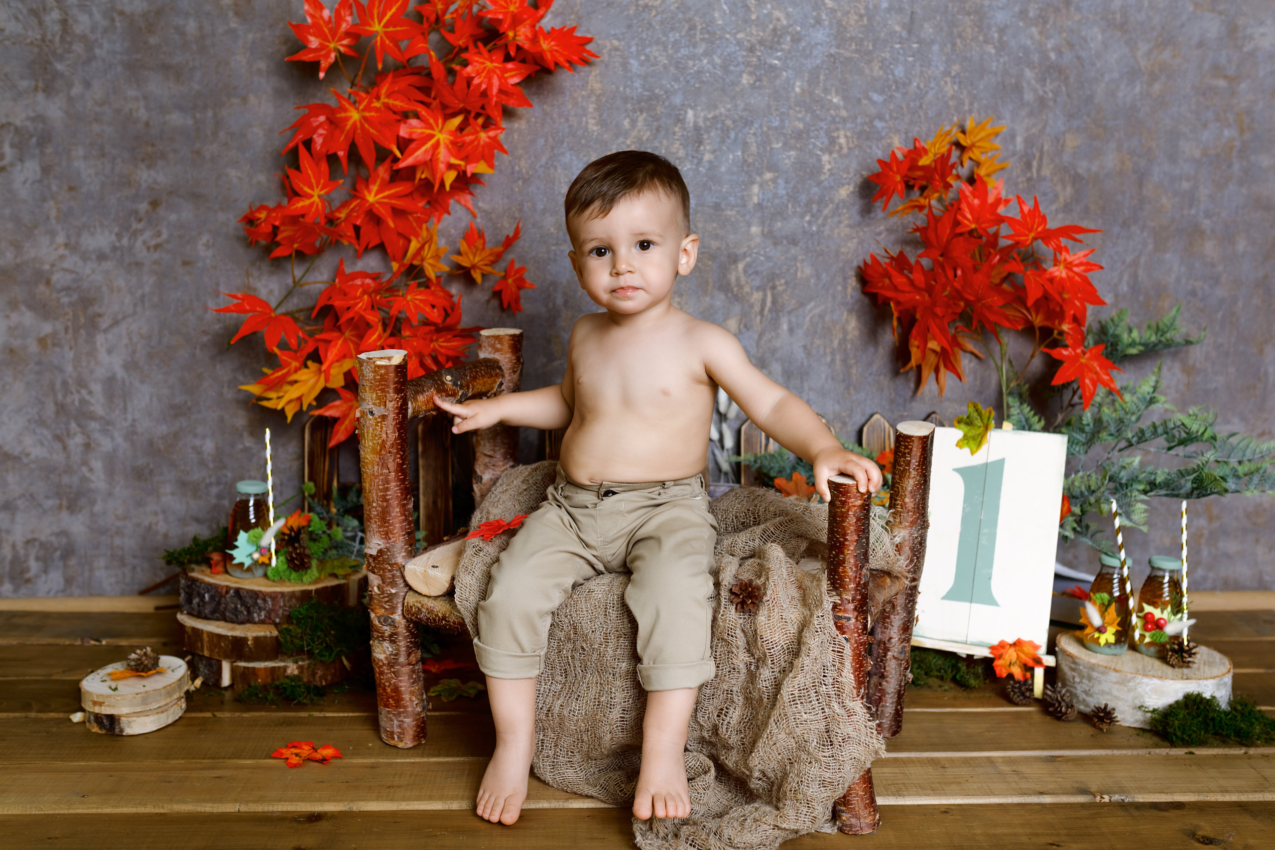 Первый годик. Фотограф новорожденных и беременности Анита Михайлова в Южно-Сахалинск