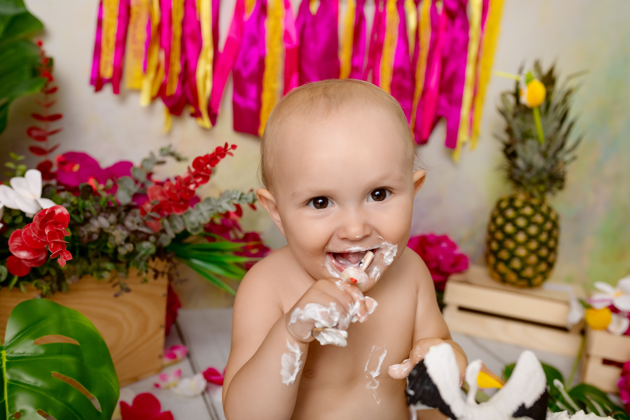 Первый годик. Фотограф новорожденных и беременности Анита Михайлова в Южно-Сахалинск