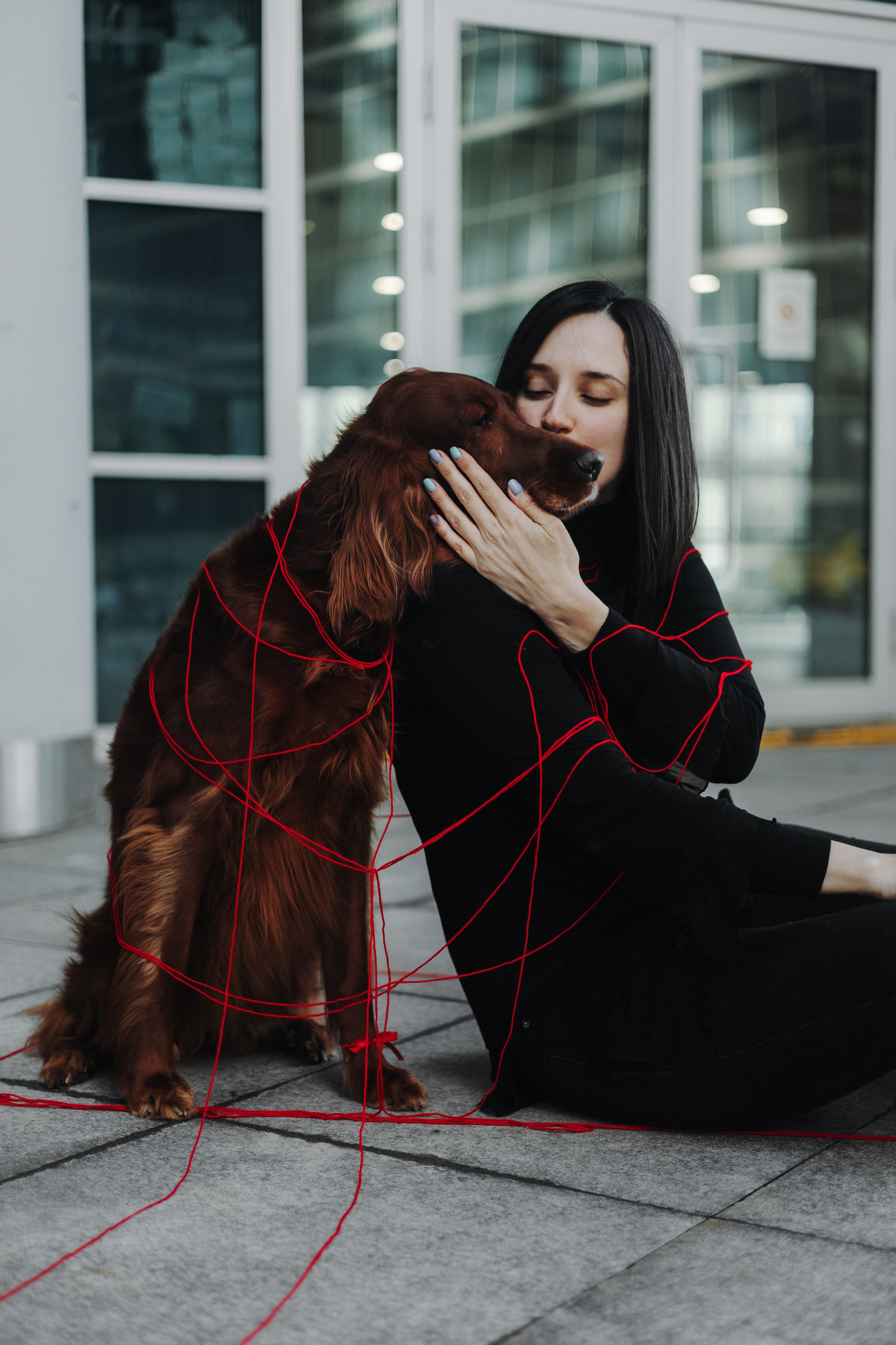 Маша и Лика. Фотограф-анималист Богданова Полина