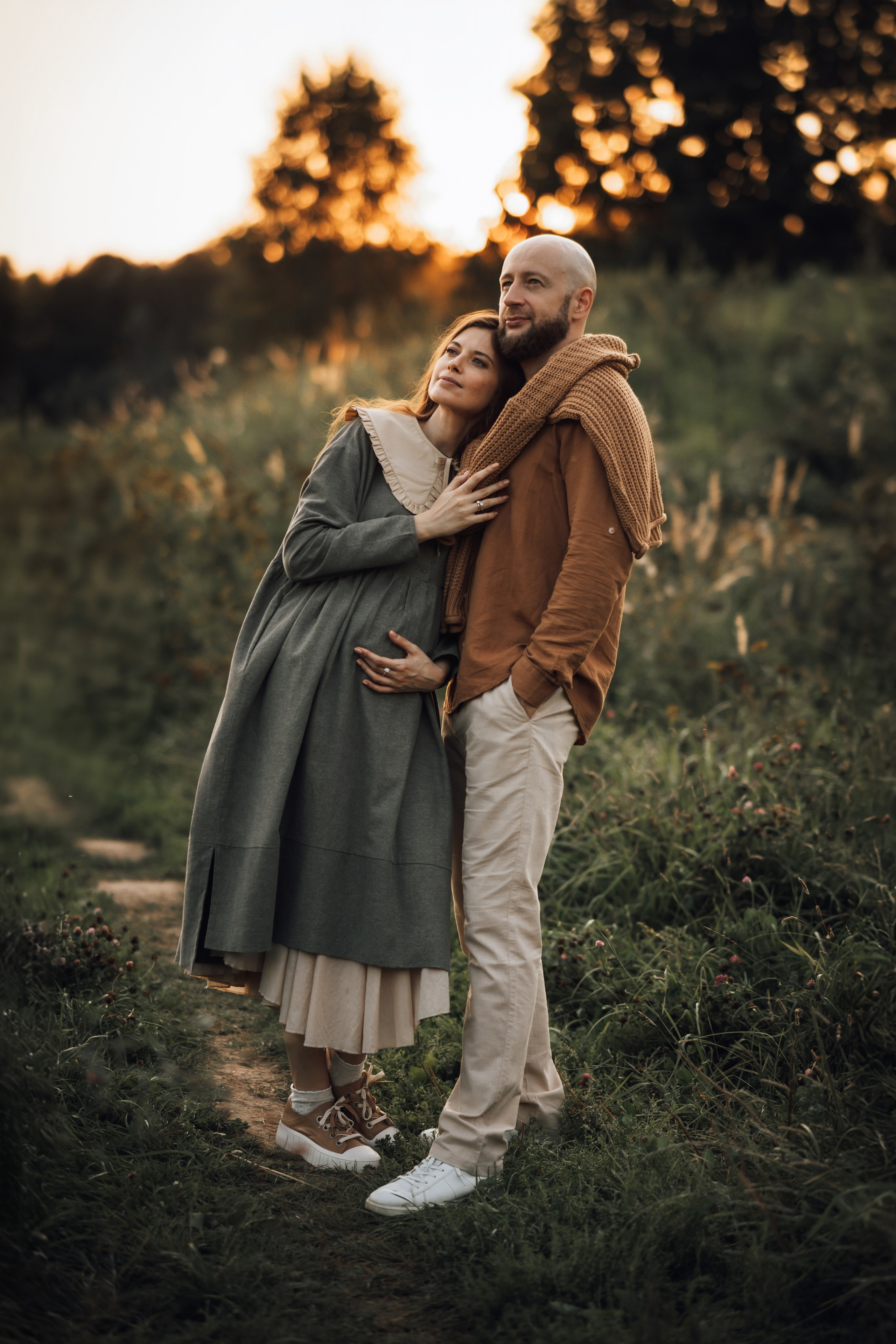 Фотосессия беременности на природе. Семейный фотограф Москва Юлиана Фетисова