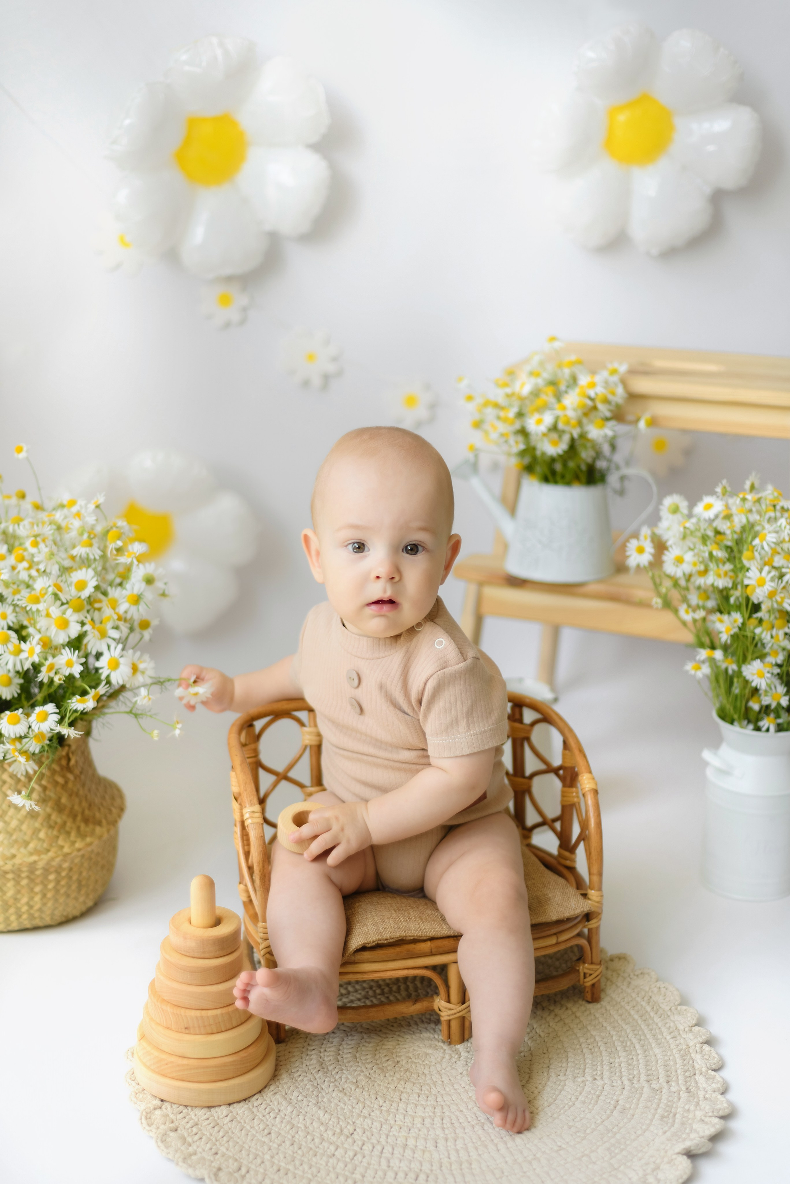 Фотопроект «Ромашки» Глеб. Детский Фотограф |Фотограф на годик в Брянске Ирина Романова