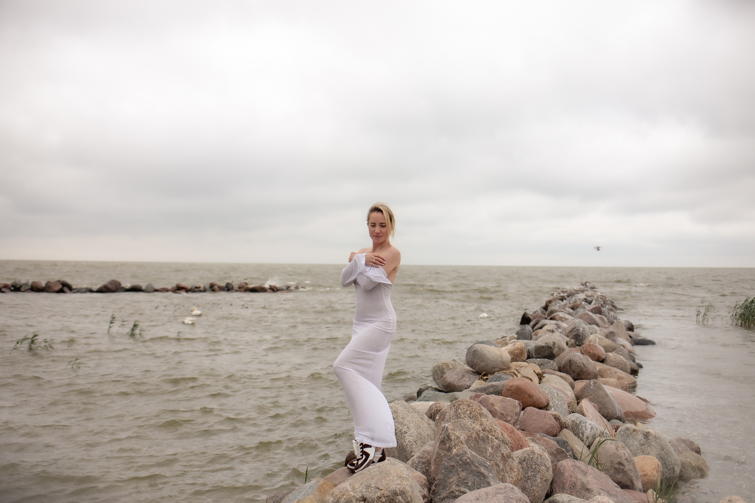 Катя. Маяк в Заливино. Фотограф в Калининграде Решетникова Алина