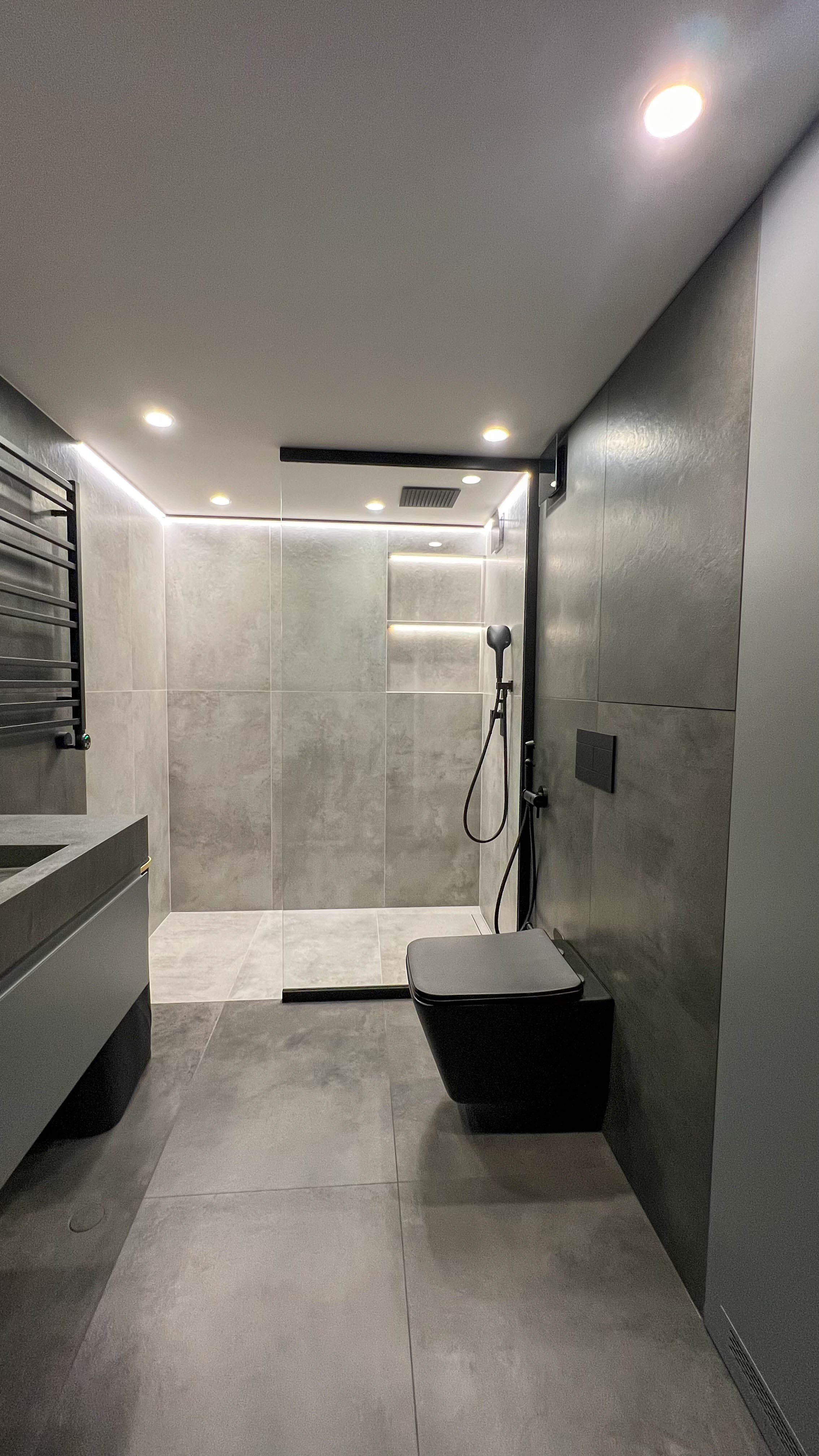 The apartment is on two levels. Fotograf Dmitrii Donets