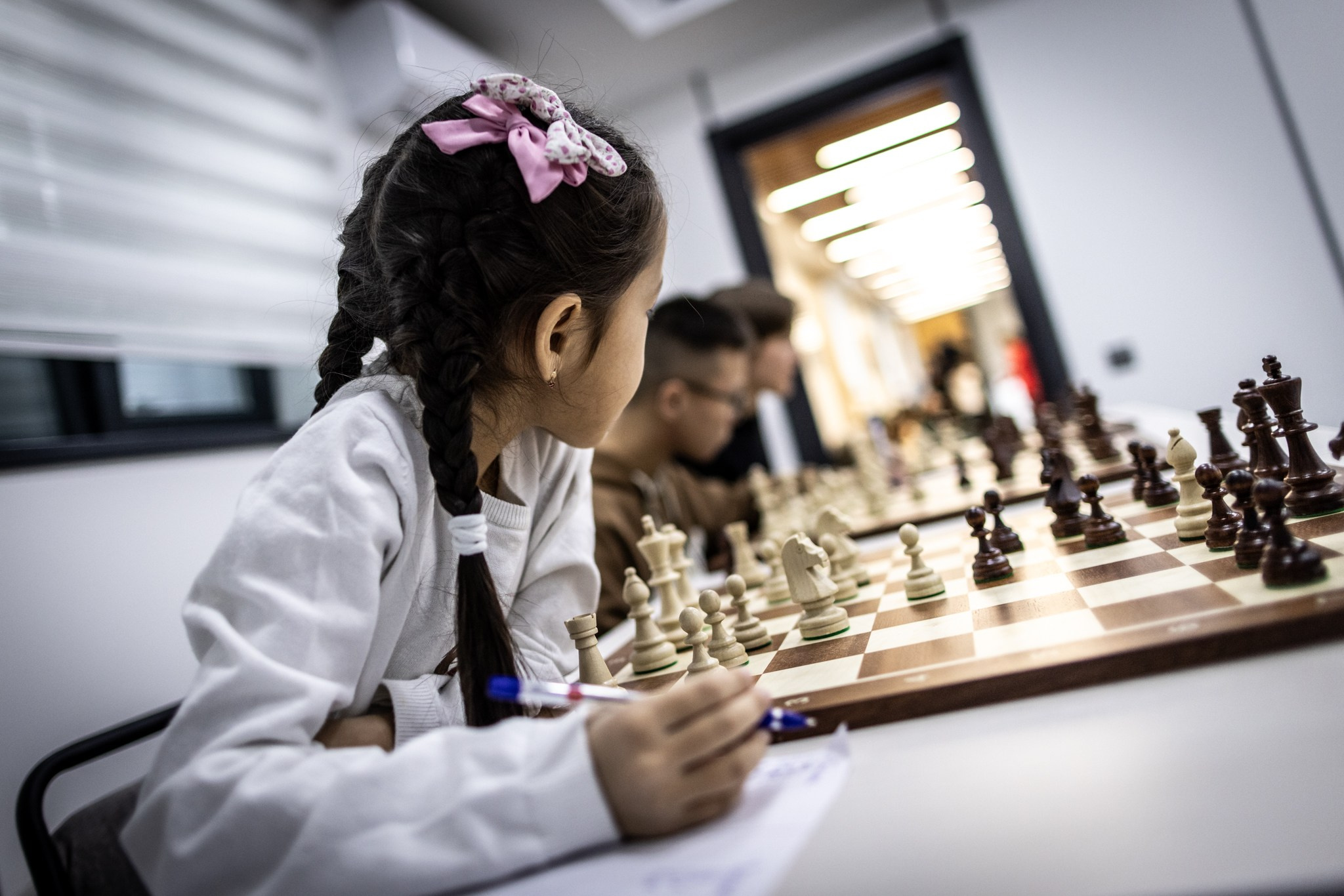2025.02.01 KAZAKHMYS Youth Team Chess CUP 2025 — Simul with Alexander Moiseenko. Фотограф Анна Штурман (репортажная съёмка любых событий и мероприятий) Anna Shtourman photographer