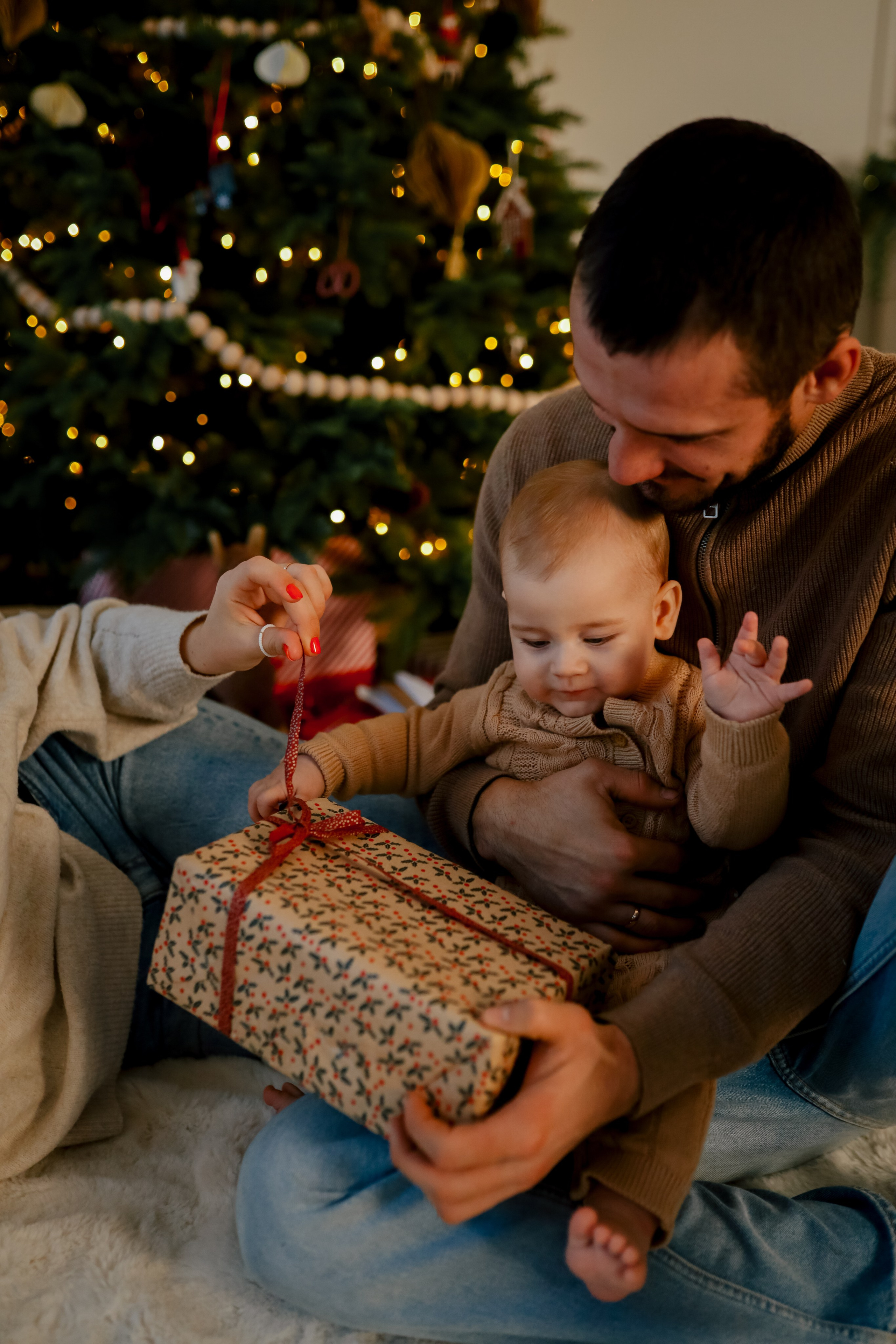 Теплое семейное новогоднее. Свадебный и семейный фотограф в Варшаве