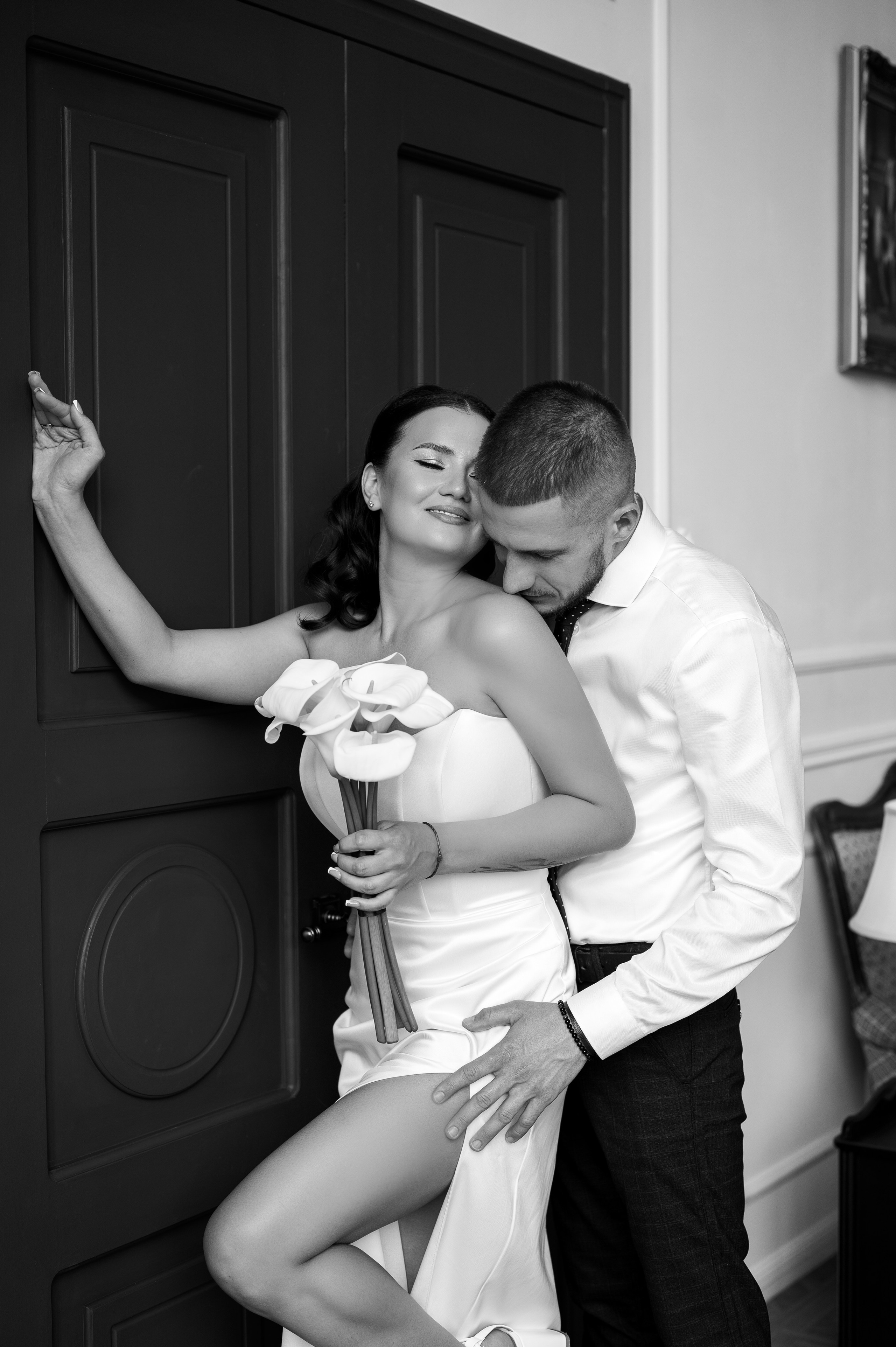 Свадебная фотосессия в студии. Свадебный и семейный фотограф в Краснодаре Алина Мельник