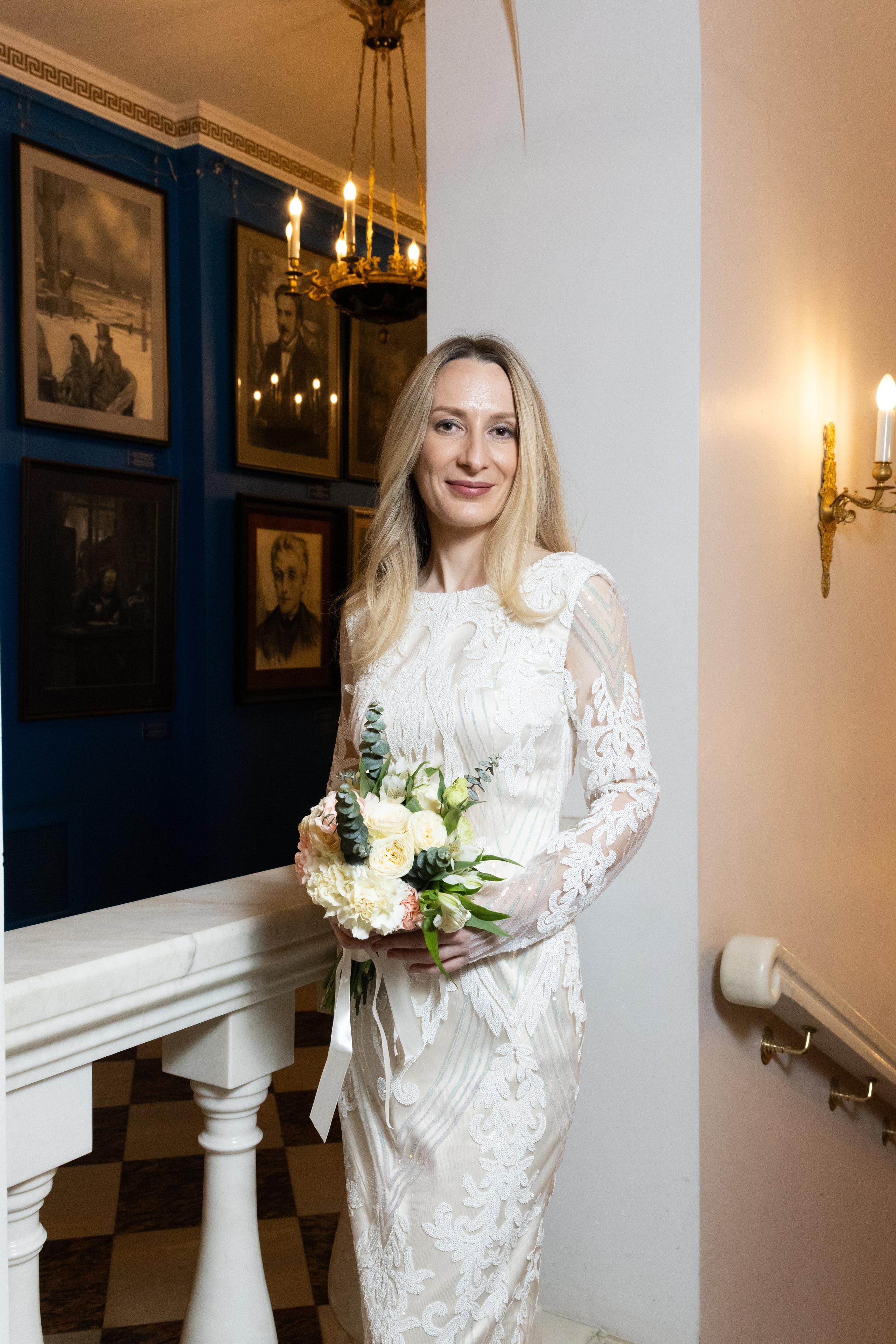 Свадьба в картинной галереи Ильи Глазунова. Фотограф в Москве Зябченко Екатерина. Съемки беременности, love story, семейный, портреты в студии и на улице