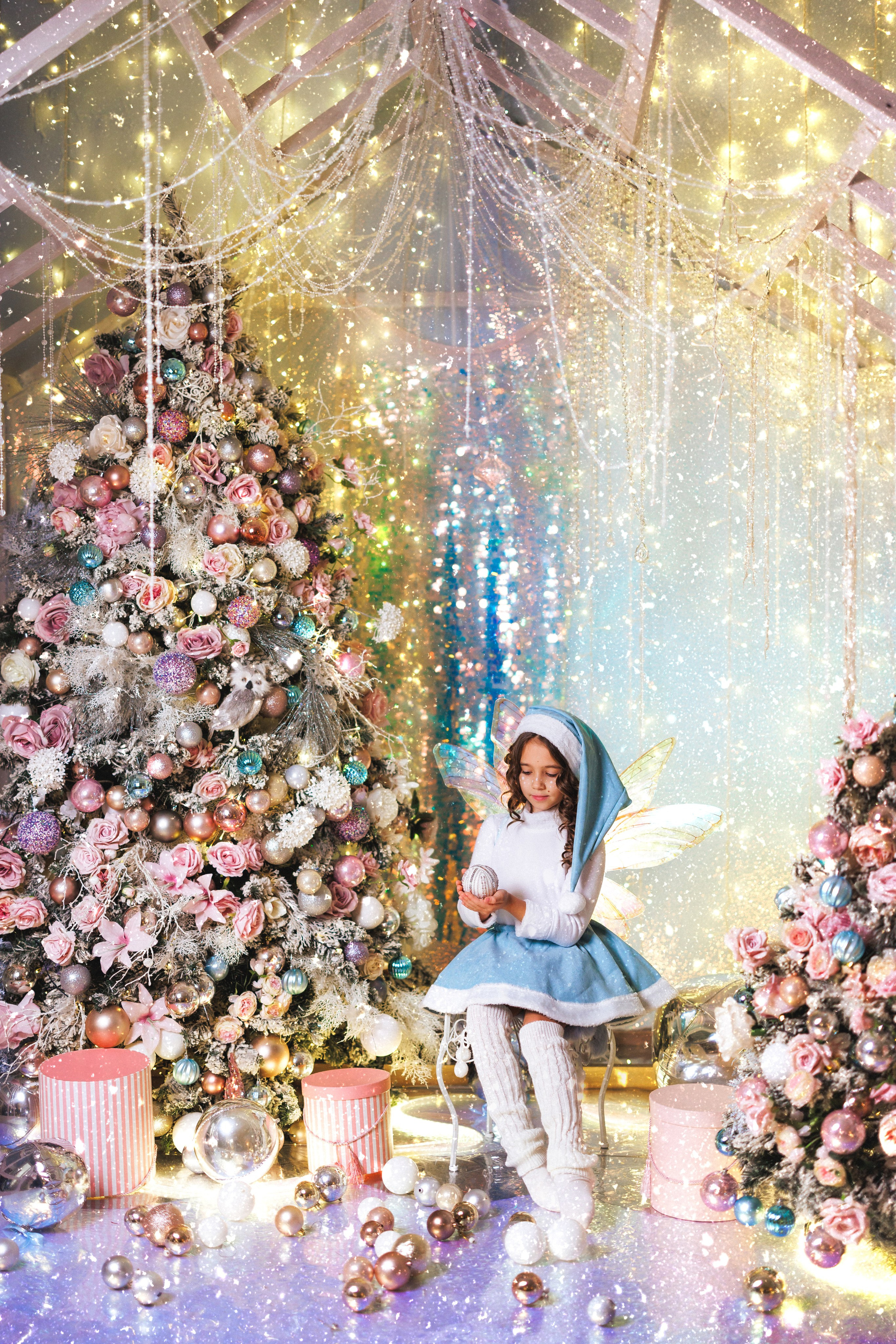 Детская фотосессия «Зимняя Фея», фотостудия «Авторская» в городе Краснодар. Семейный и детский фотограф в Краснодаре Анна Трашкова