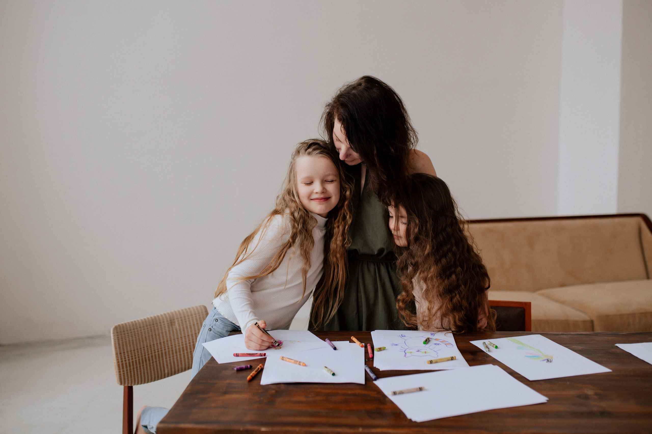 Мама и дочки. Фотограф Светлана Васильева