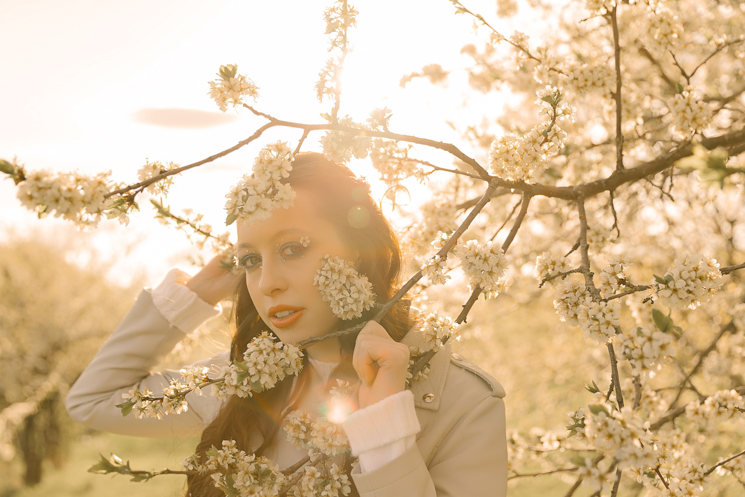 Фотосессия в цветении в Москве. Семейный и женский фотограф в Москве Надежда Воробьева