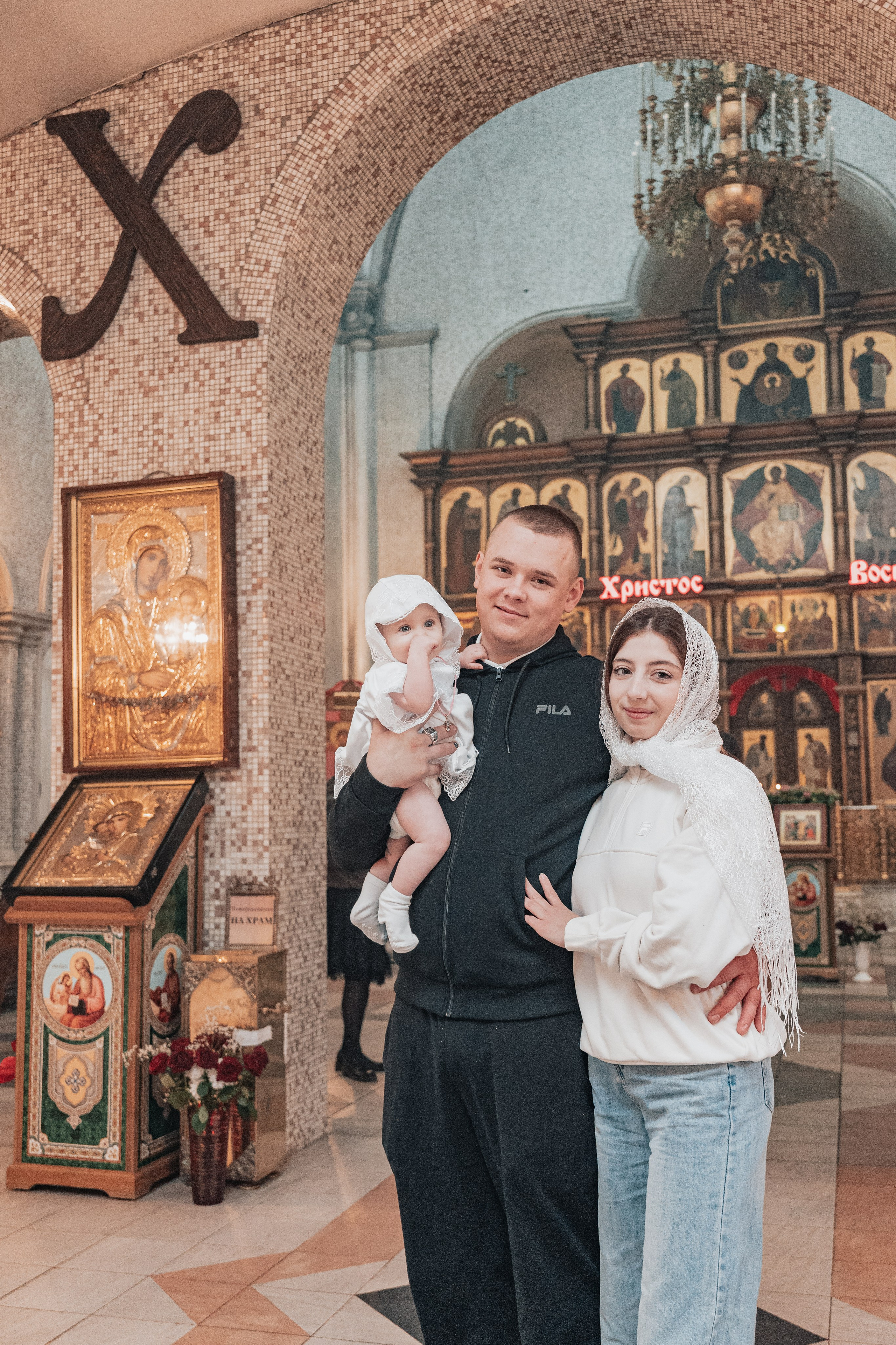 Съёмка таинства крещения. Фотограф в Волгограде и Волжском Анастасия Кальдина