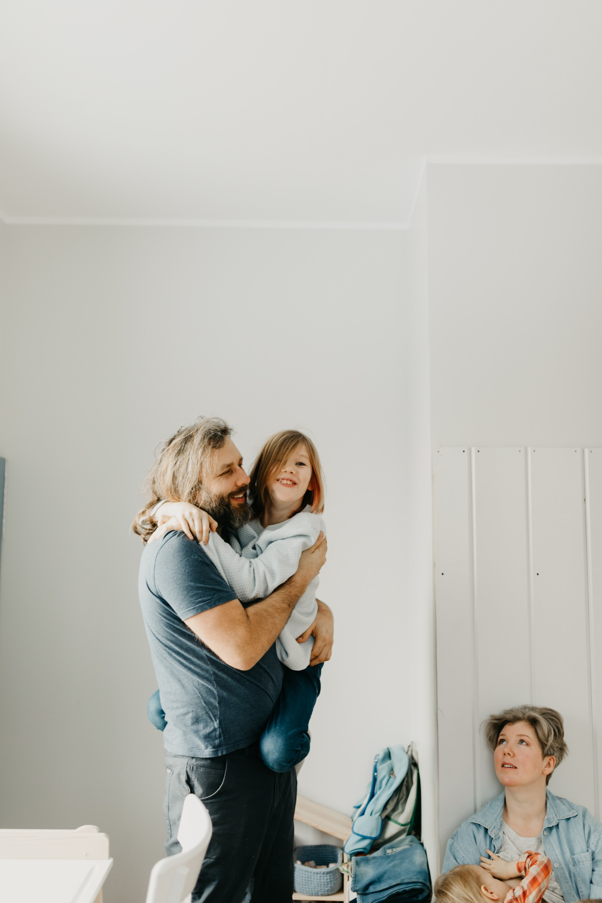 Рождественская Новогодняя Семейная Фотосессия дома. Семейный фотограф Маша Тимофеева | Москва