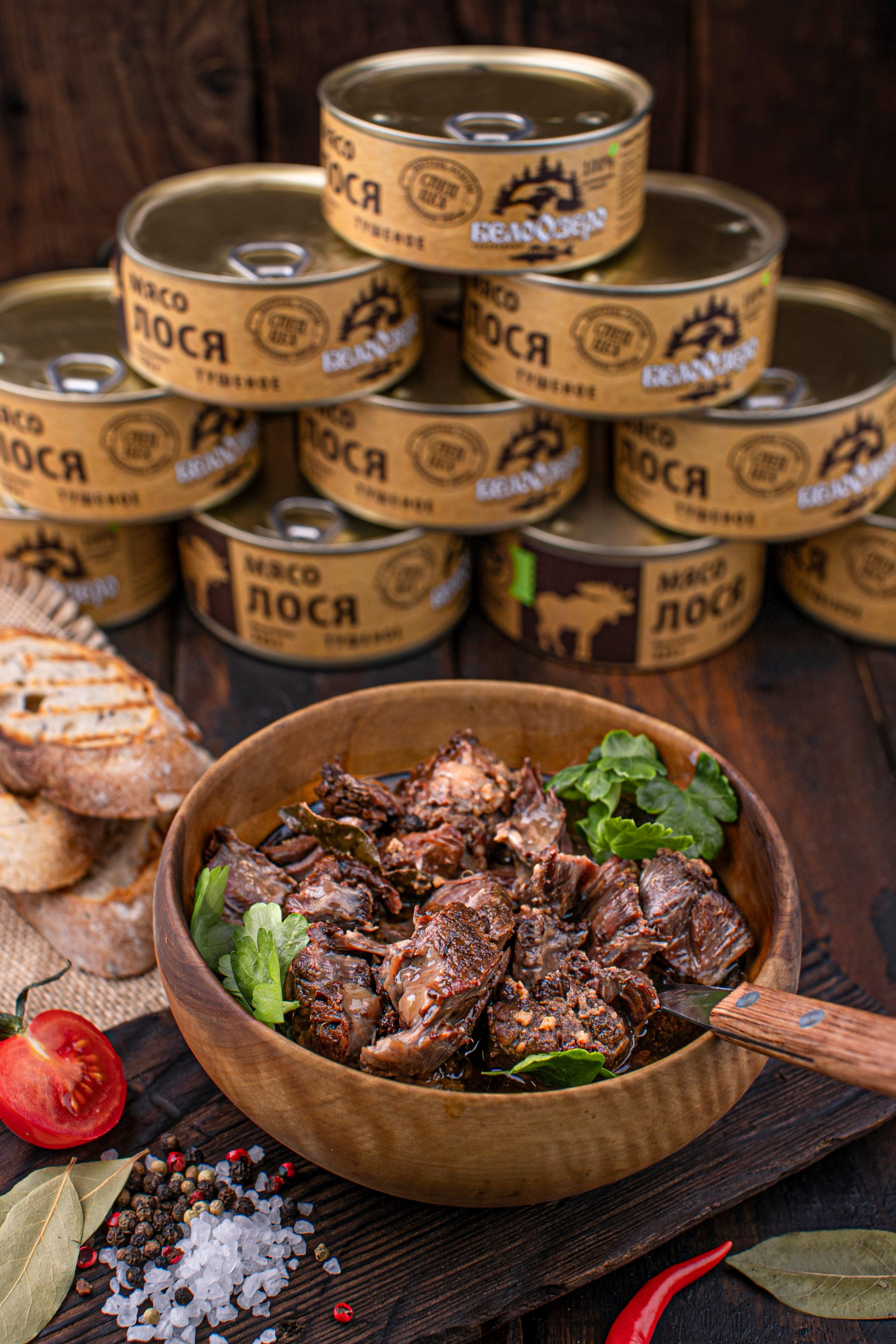 Белоозеро — крафтовая мясная продукция. Фуд фотограф. Съемка еды в Москве