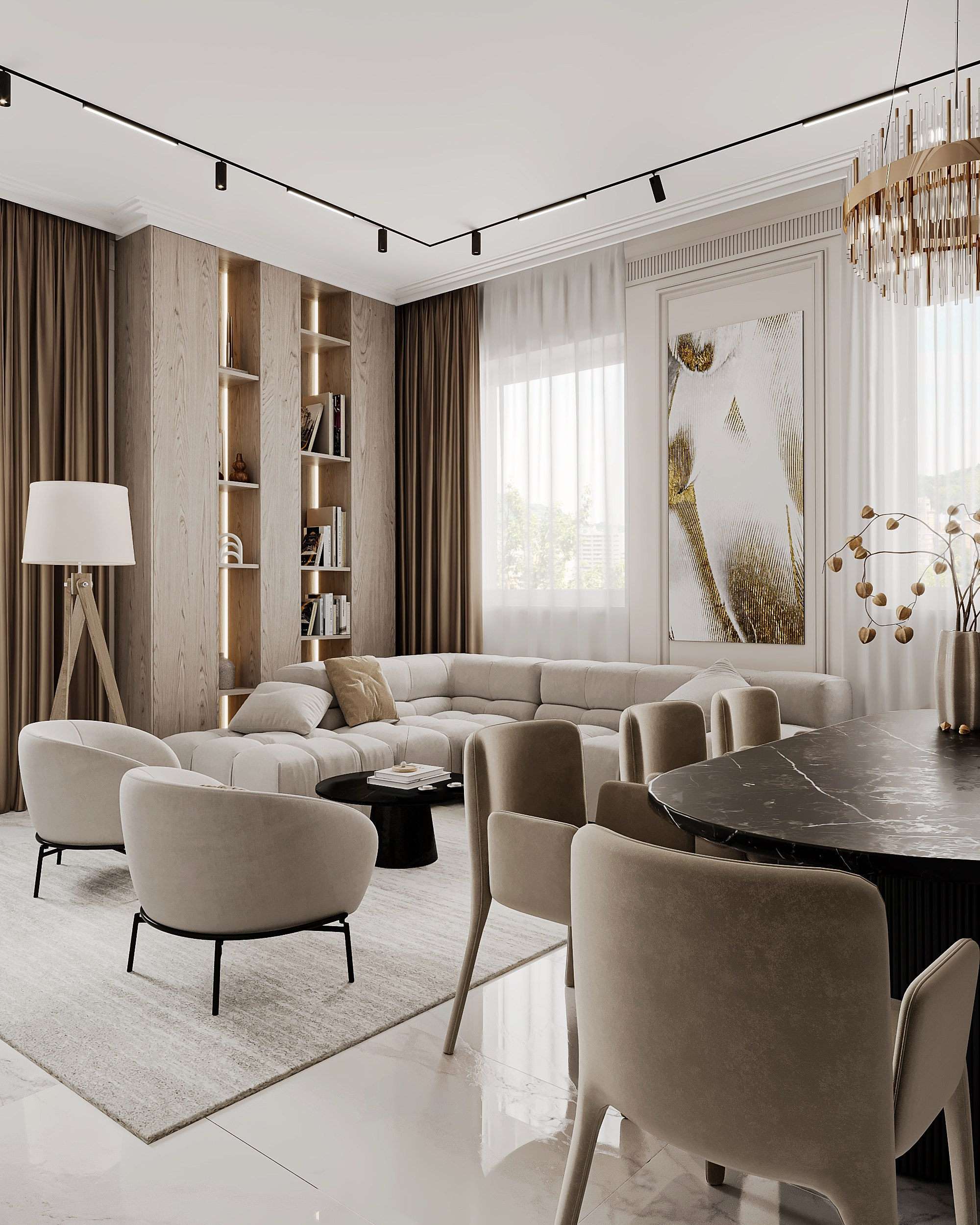 Частный дом 235 м². 3Д-Визуализация Наталья Макогонова