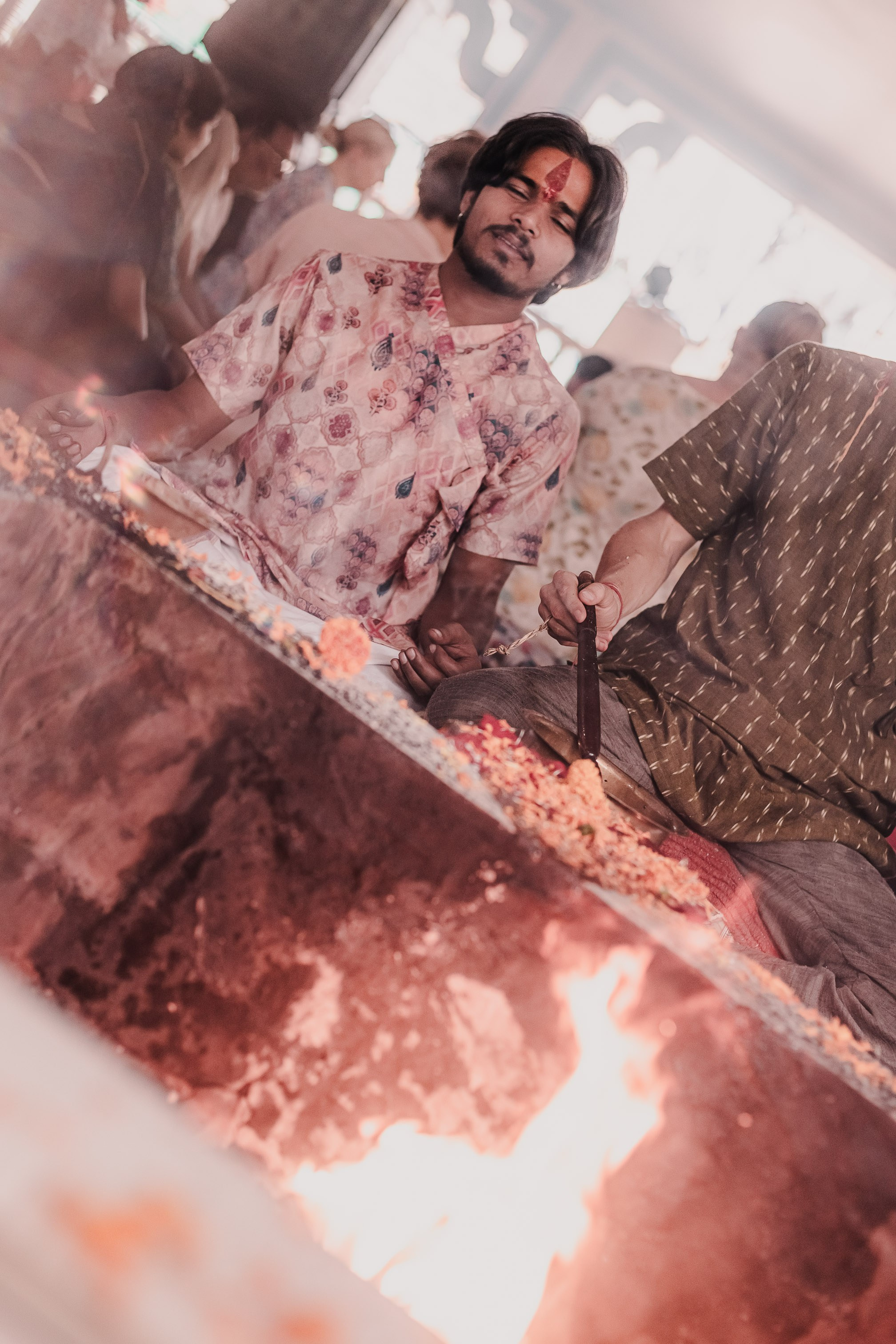 Navaratri yajna at Devraha Baba Ji ashram. Мариам Багдасарян