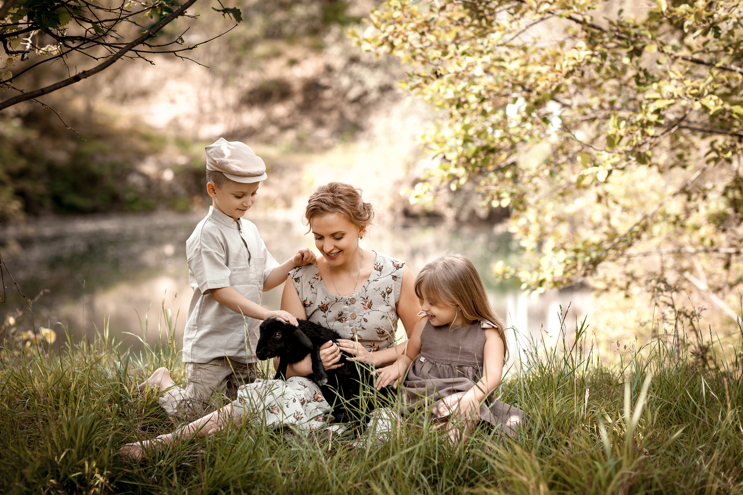 В Отраде с козликом. Семейный и детский фотограф в Туапсинском районе Кузьмичёва Светлана