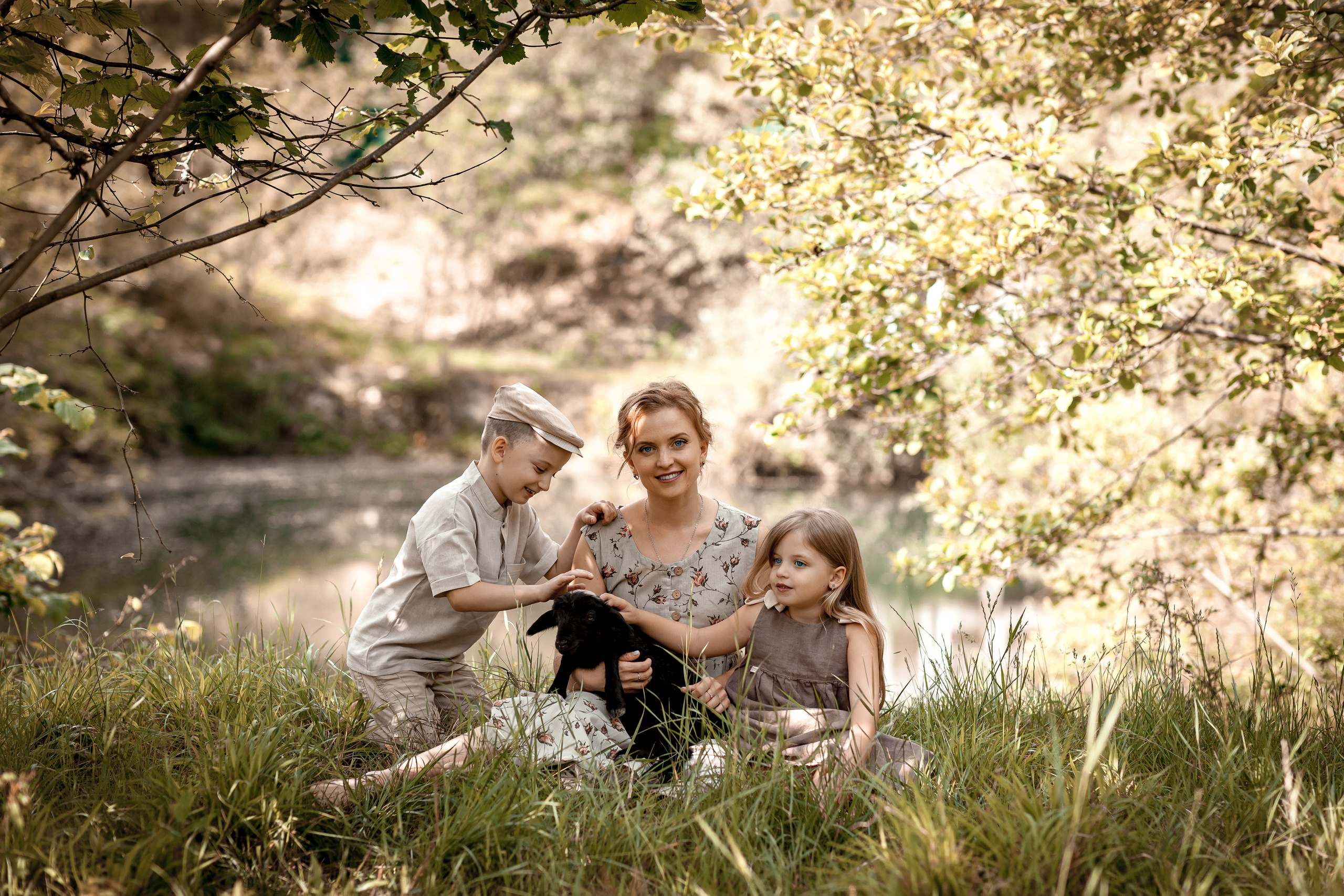 В Отраде с козликом. Семейный и детский фотограф в Туапсинском районе Кузьмичёва Светлана