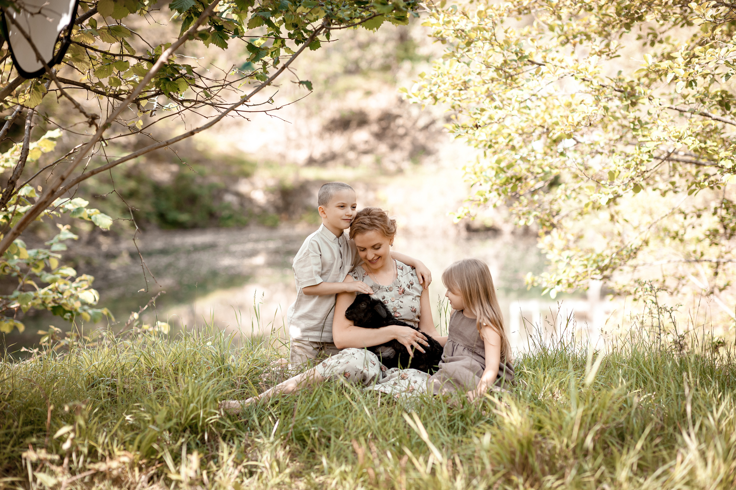 В Отраде с козликом. Семейный и детский фотограф в Туапсинском районе Кузьмичёва Светлана